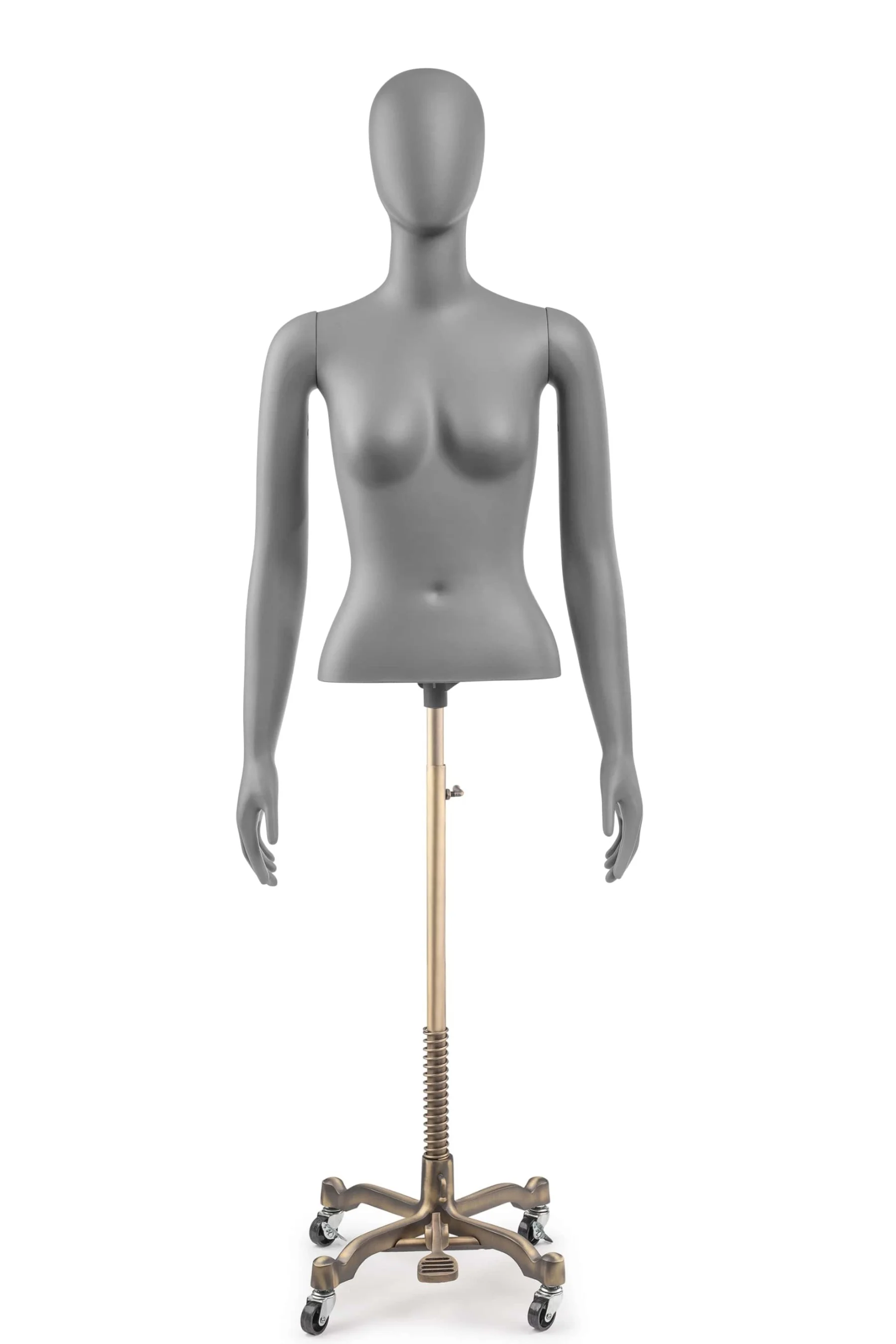 Female Egghead Torso Mannequin with Removable Arms - Image 130