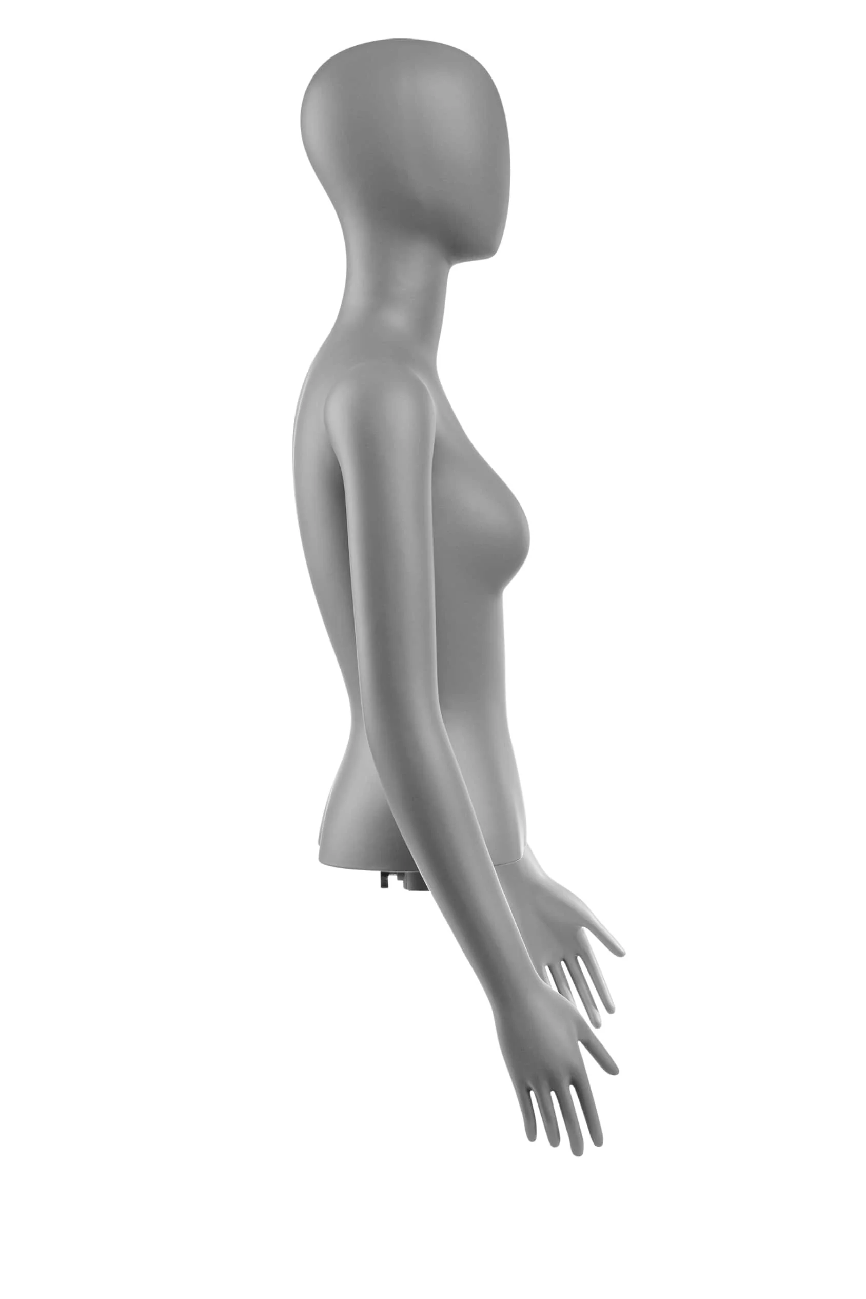 Female Egghead Torso Mannequin with Removable Arms - Image 140