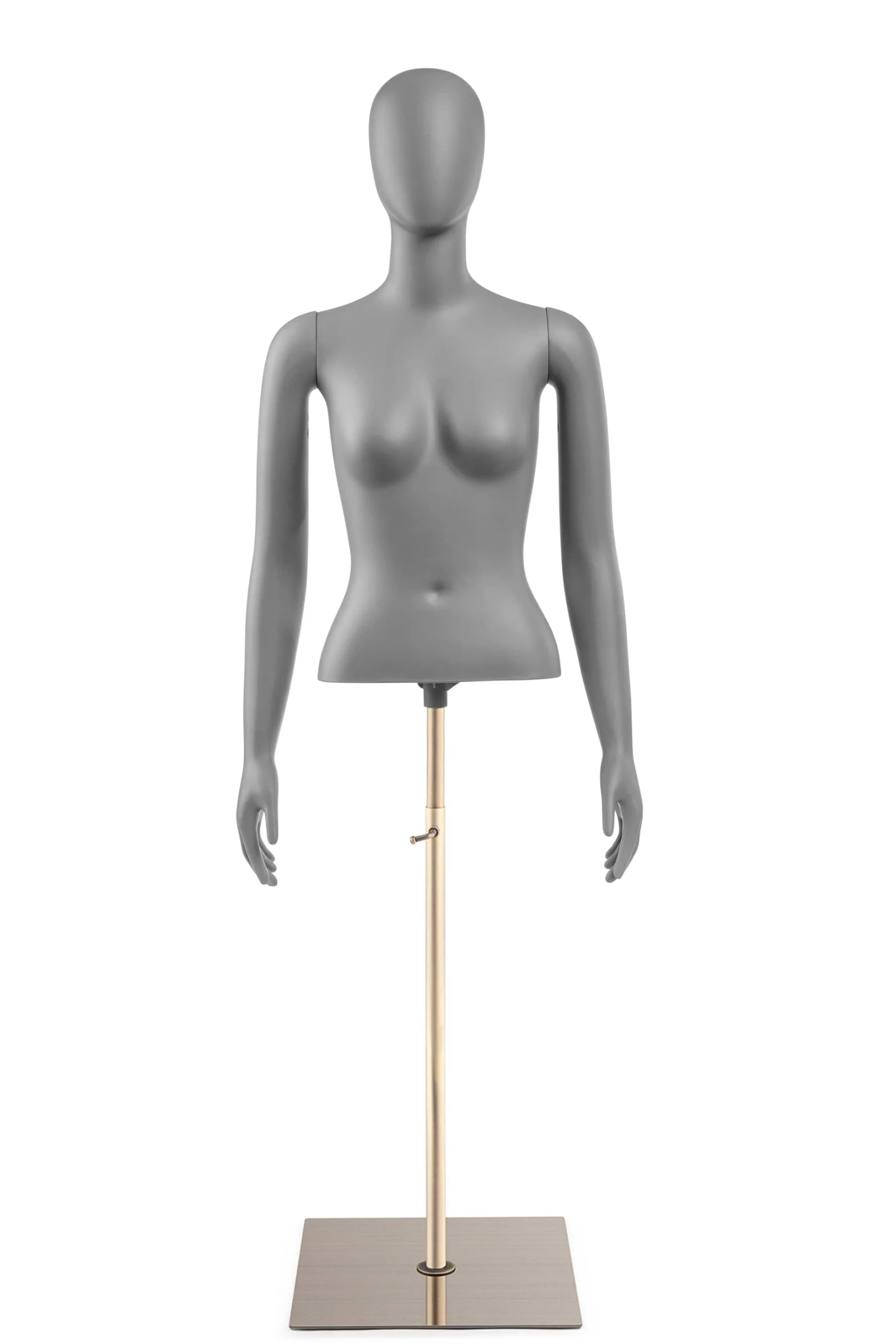 Female Egghead Torso Mannequin with Removable Arms - Image 142