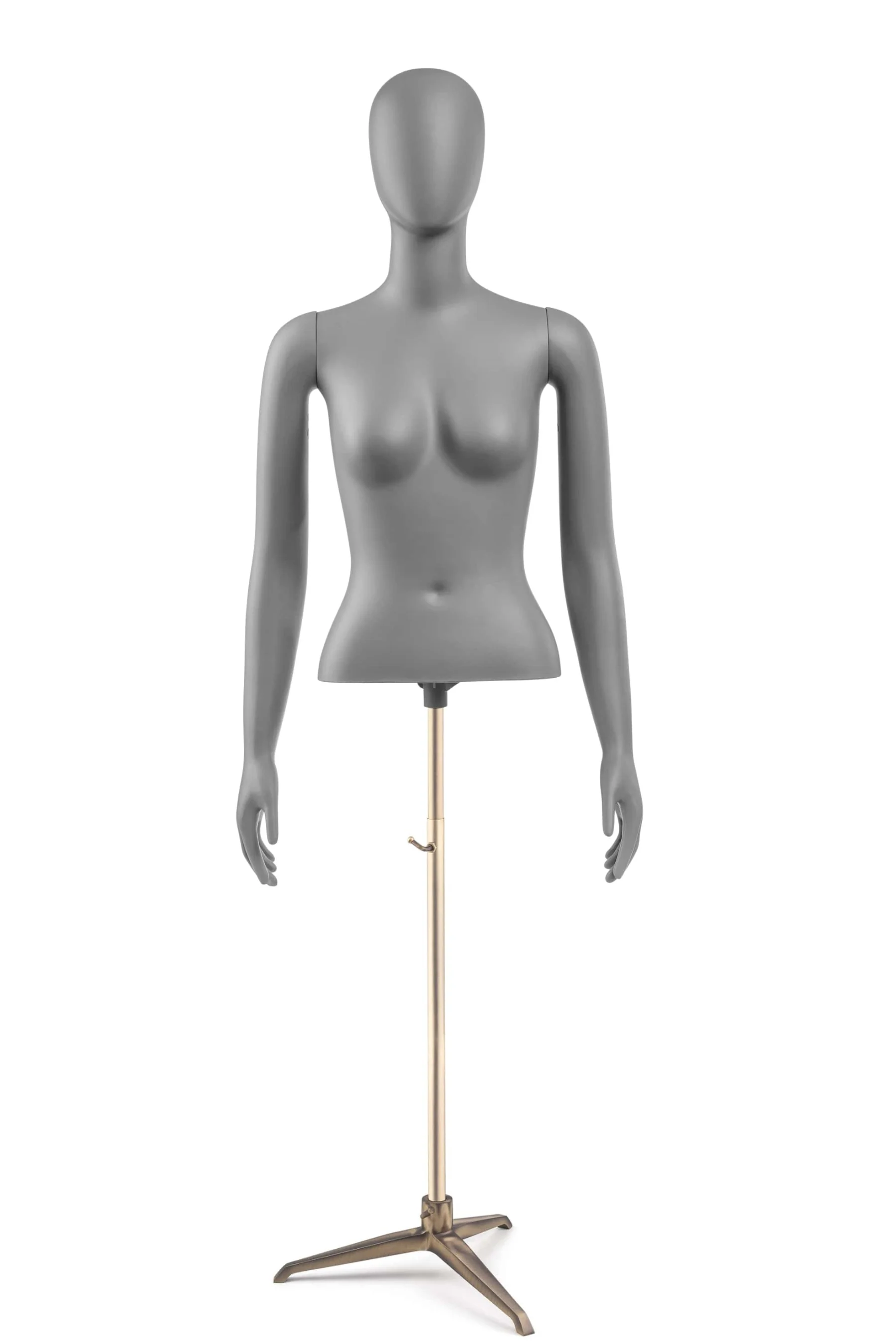 Female Egghead Torso Mannequin with Removable Arms - Image 166