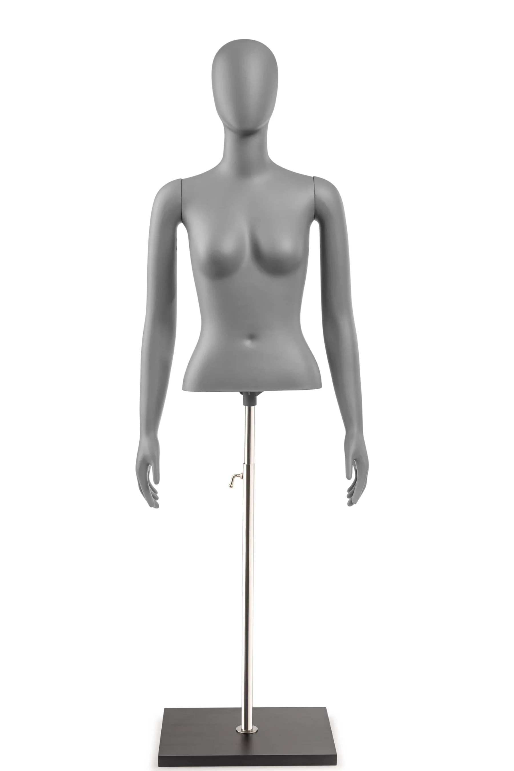 Female Egghead Torso Mannequin with Removable Arms - Image 174