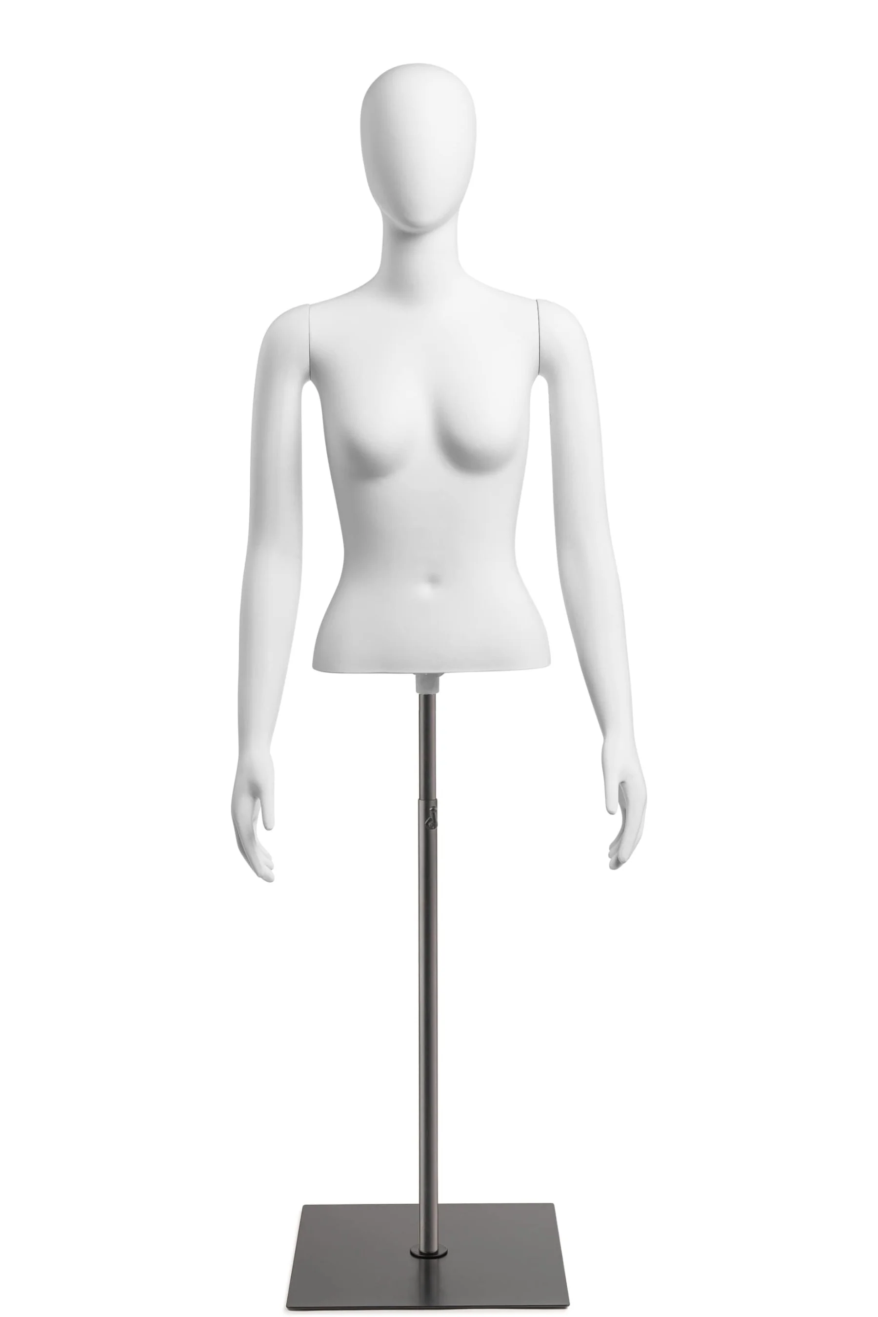 Female Egghead Torso Mannequin with Removable Arms - Image 198