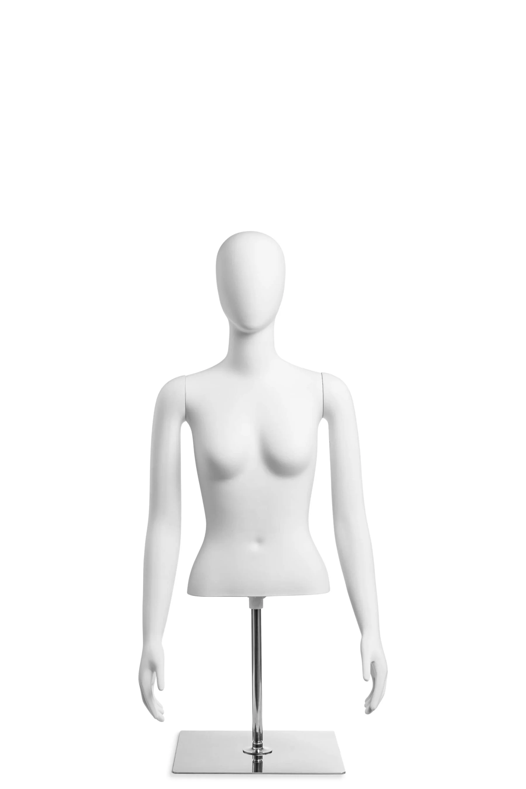 Female Egghead Torso Mannequin with Removable Arms - Image 218