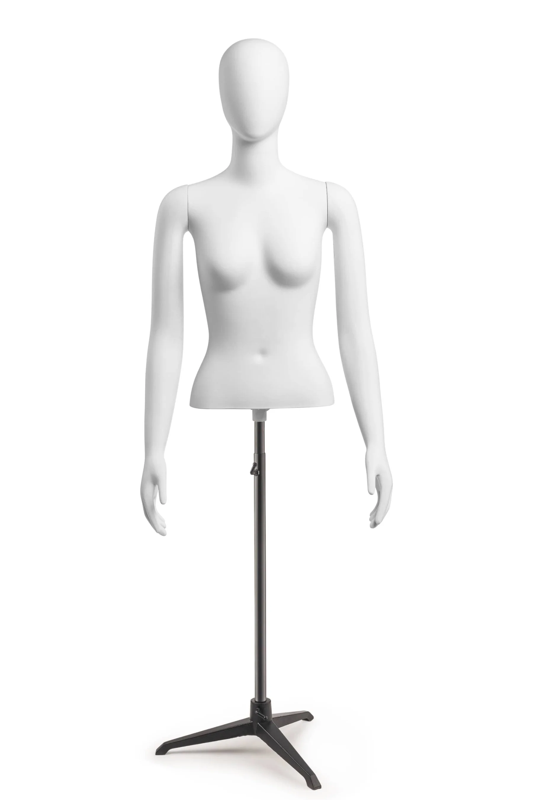 Female Egghead Torso Mannequin with Removable Arms - Image 222