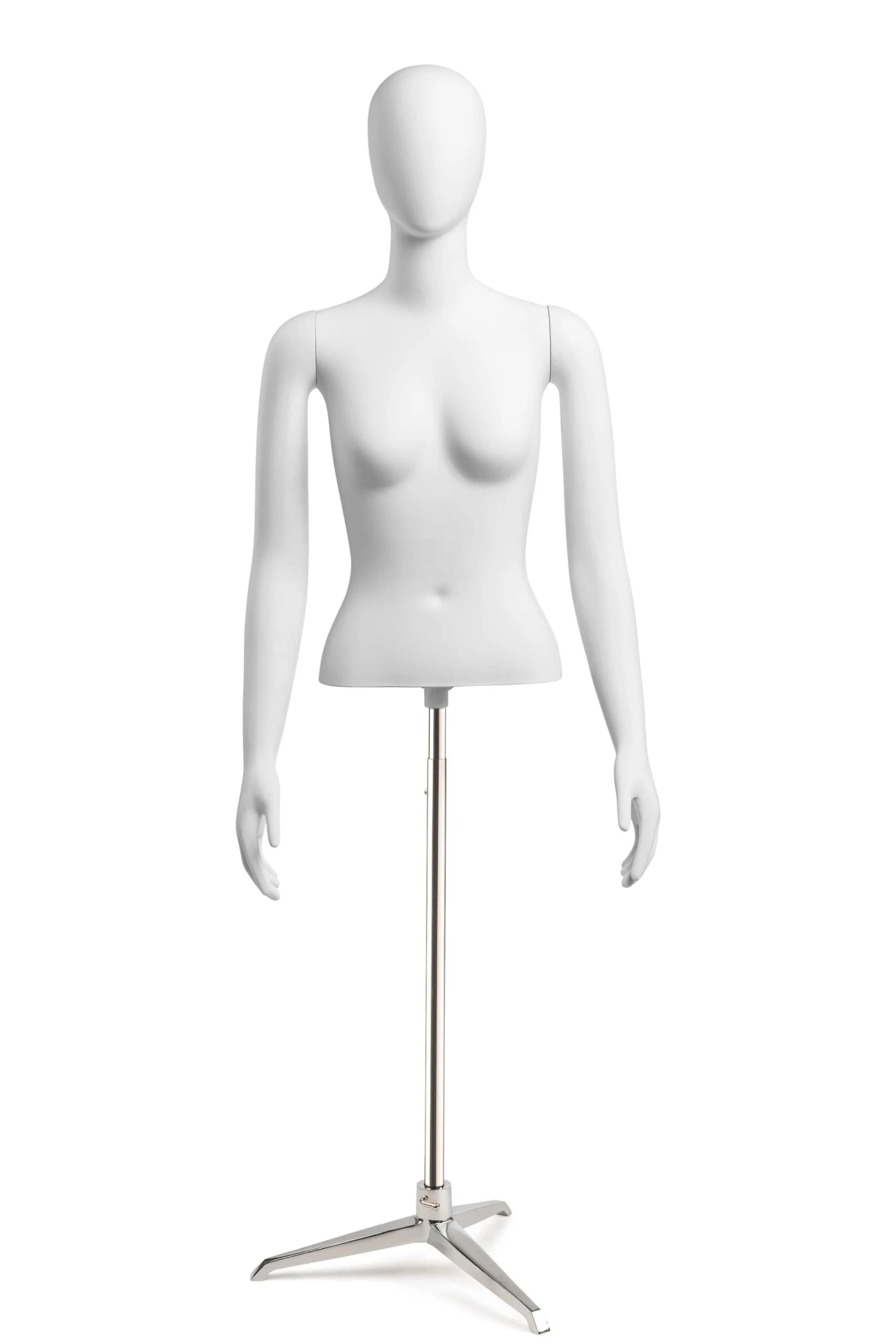 Female Egghead Torso Mannequin with Removable Arms - Image 230