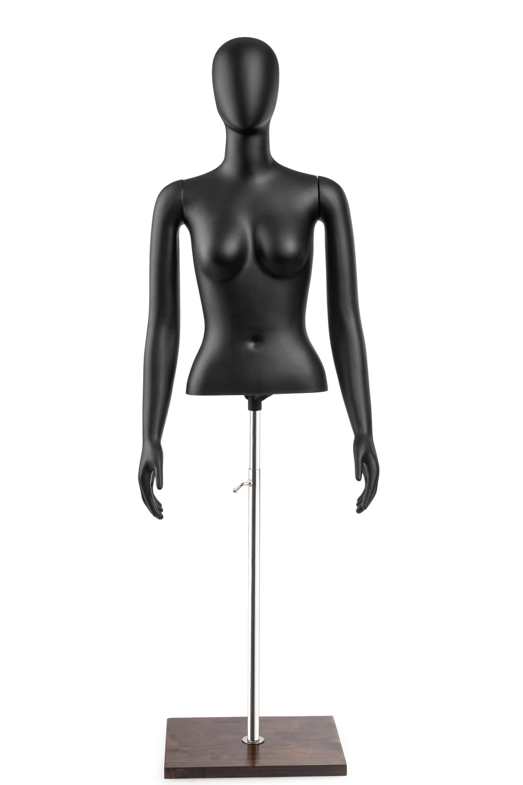 Female Egghead Torso Mannequin with Removable Arms - Image 5