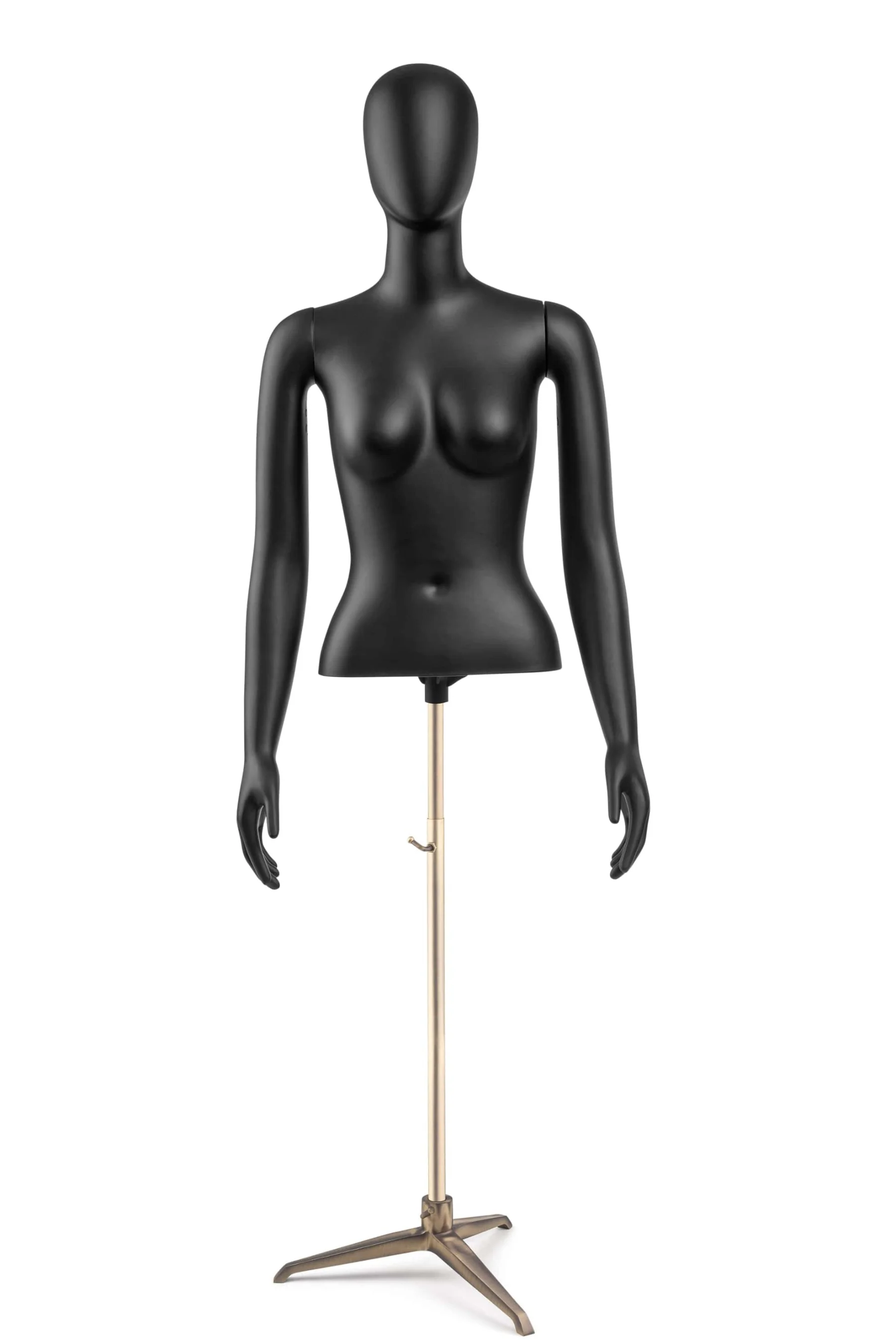 Female Egghead Torso Mannequin with Removable Arms - Image 7