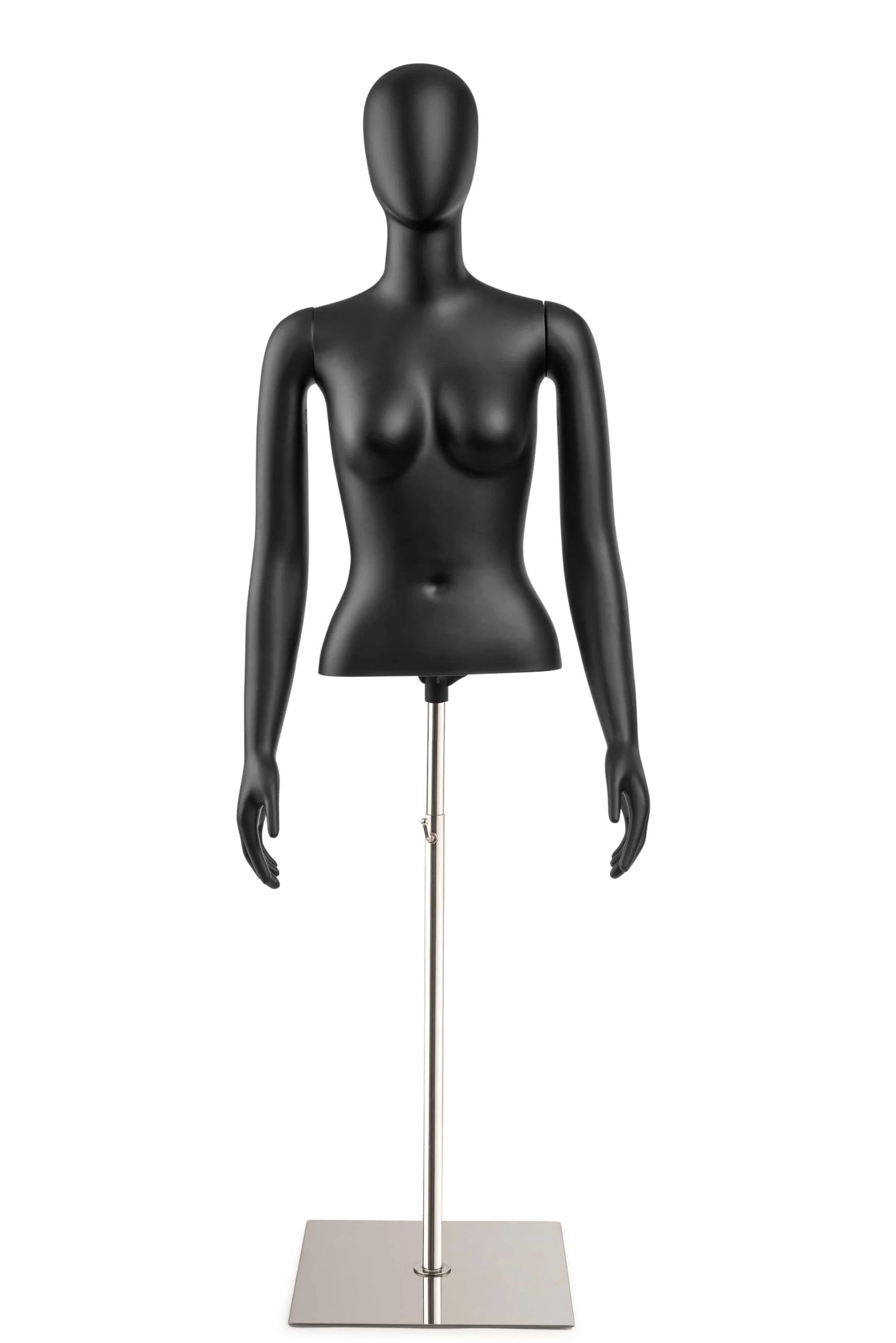 Female Egghead Torso Mannequin with Removable Arms - Image 8