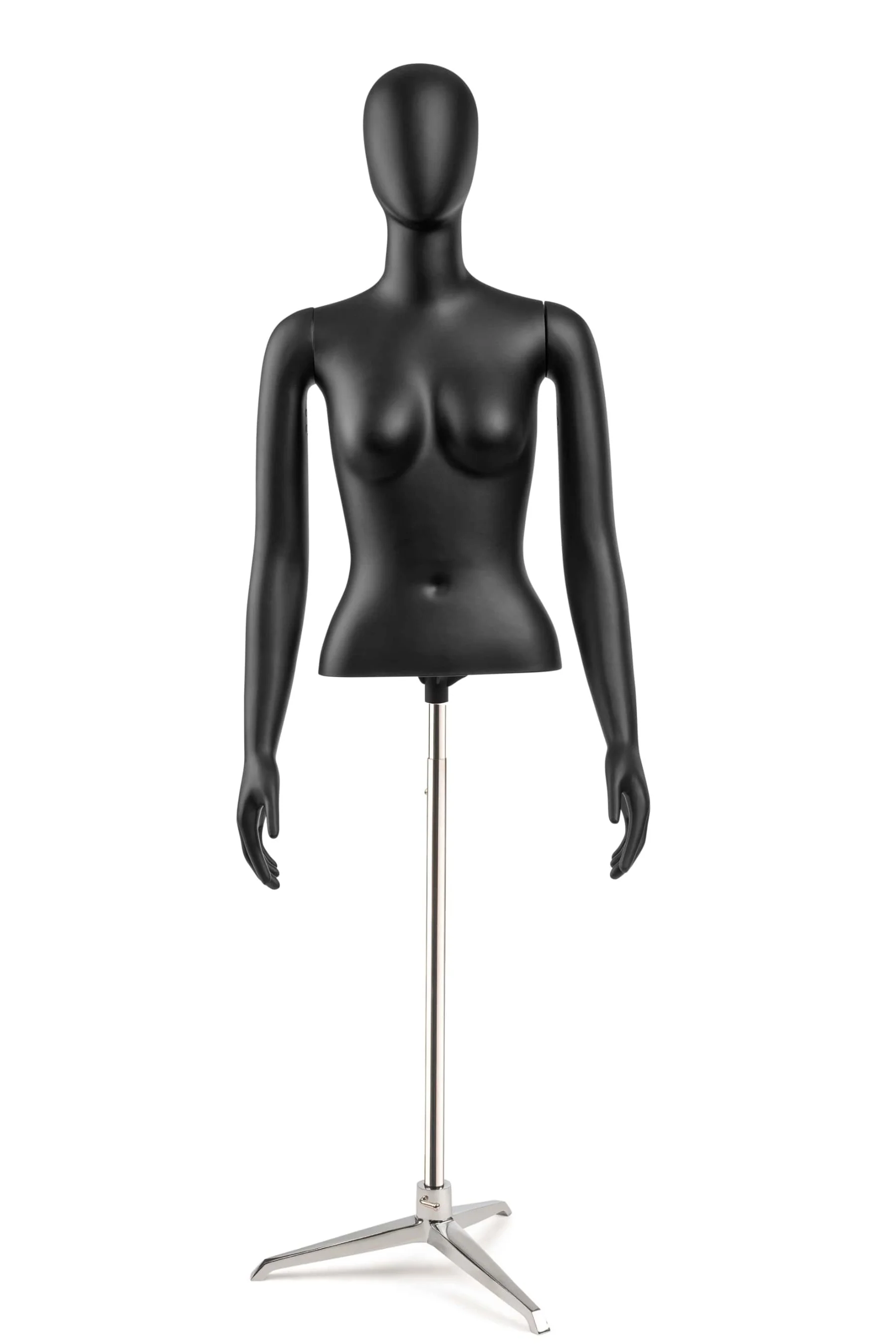Female Egghead Torso Mannequin with Removable Arms - Image 9