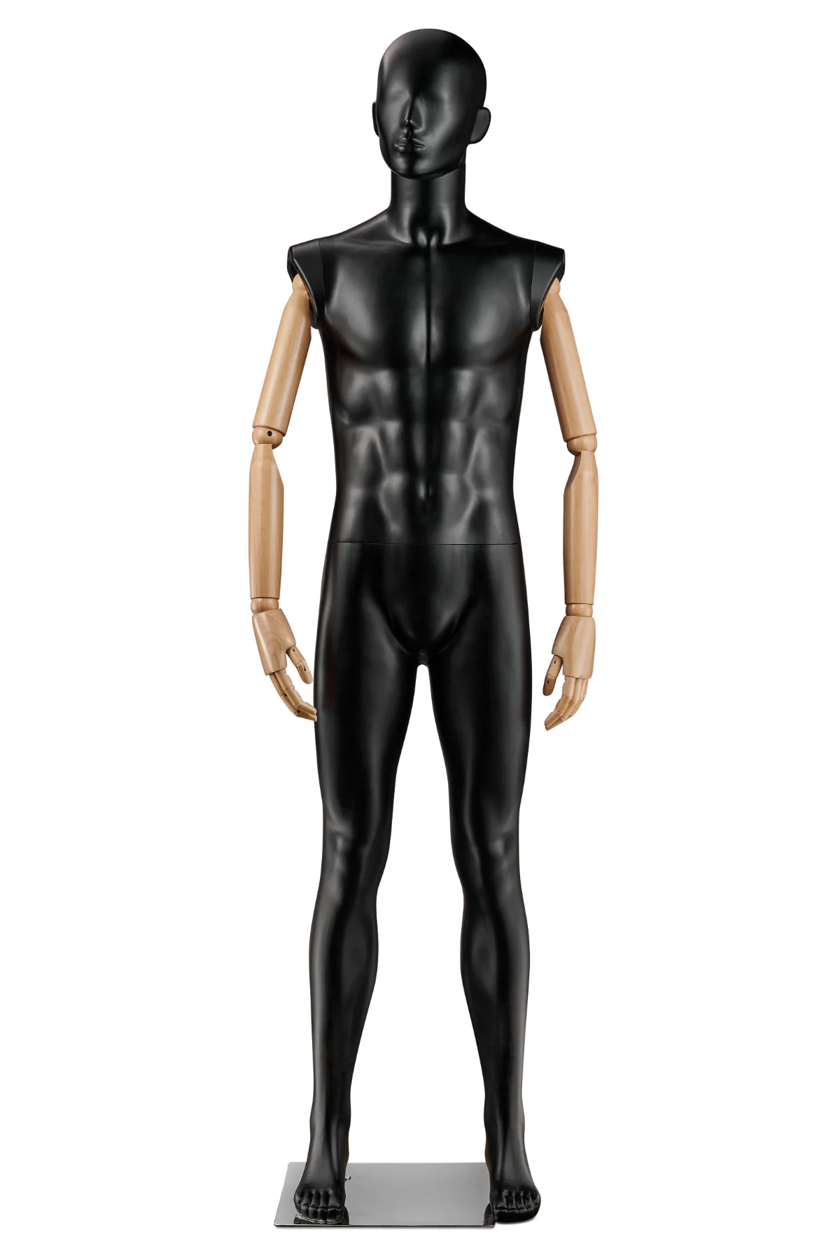 Male Abstract Mannequin in Straight Leg Pose w/ Articulating Arms (AP Series) - Image 24