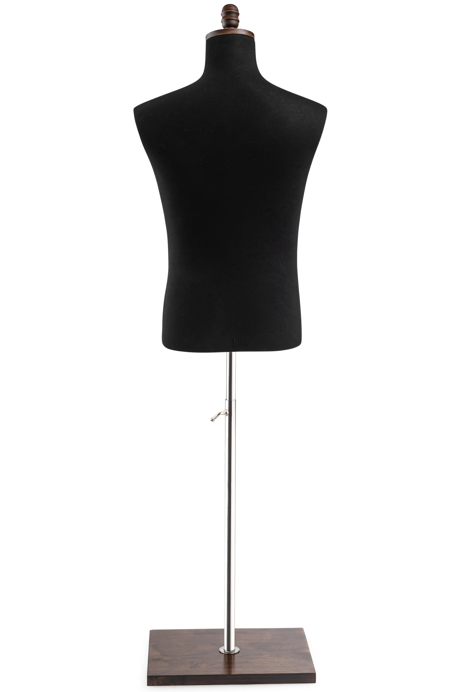 Male Display Dress Form on Wood Flat Base - Image 10