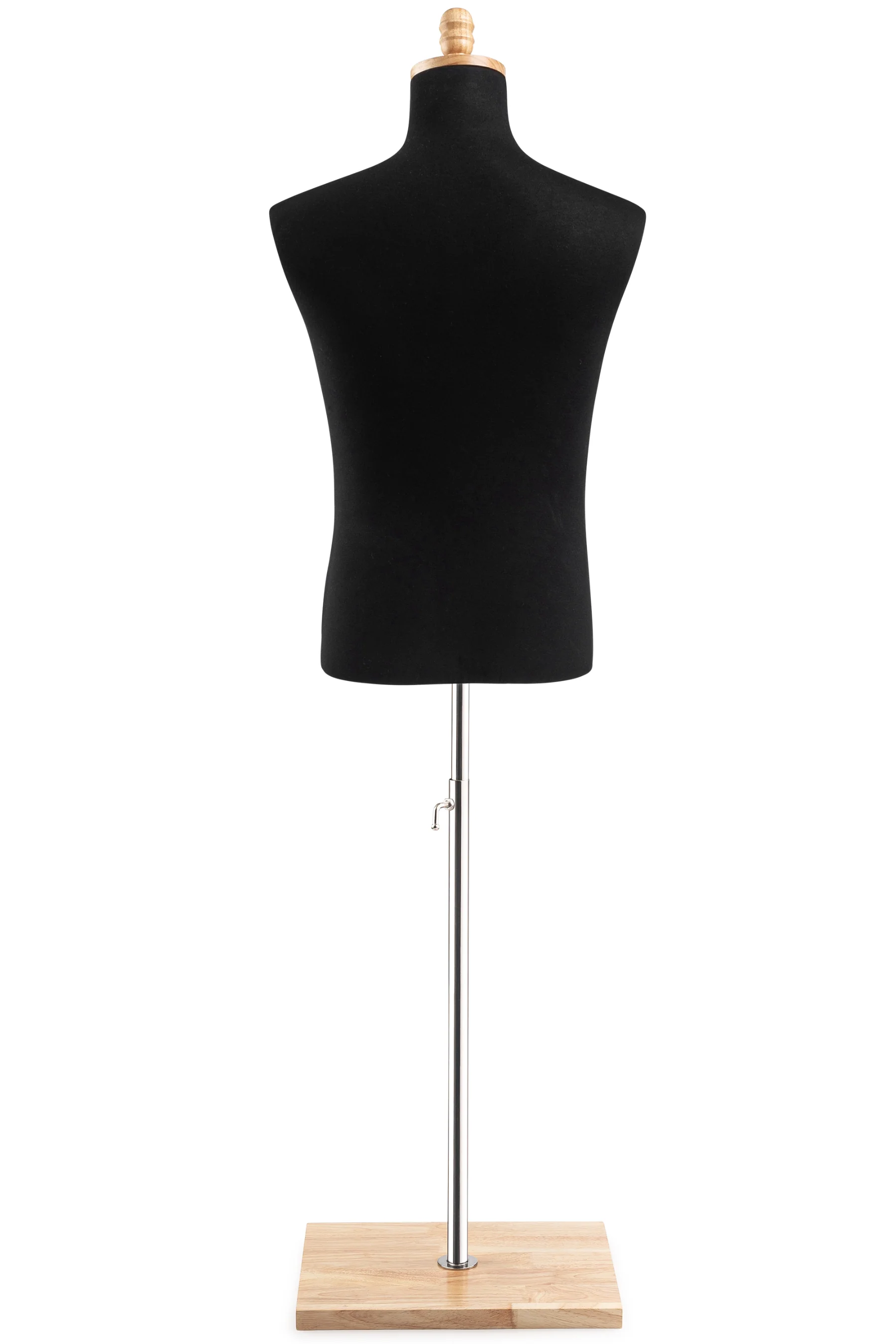 Male Display Dress Form on Wood Flat Base - Image 5