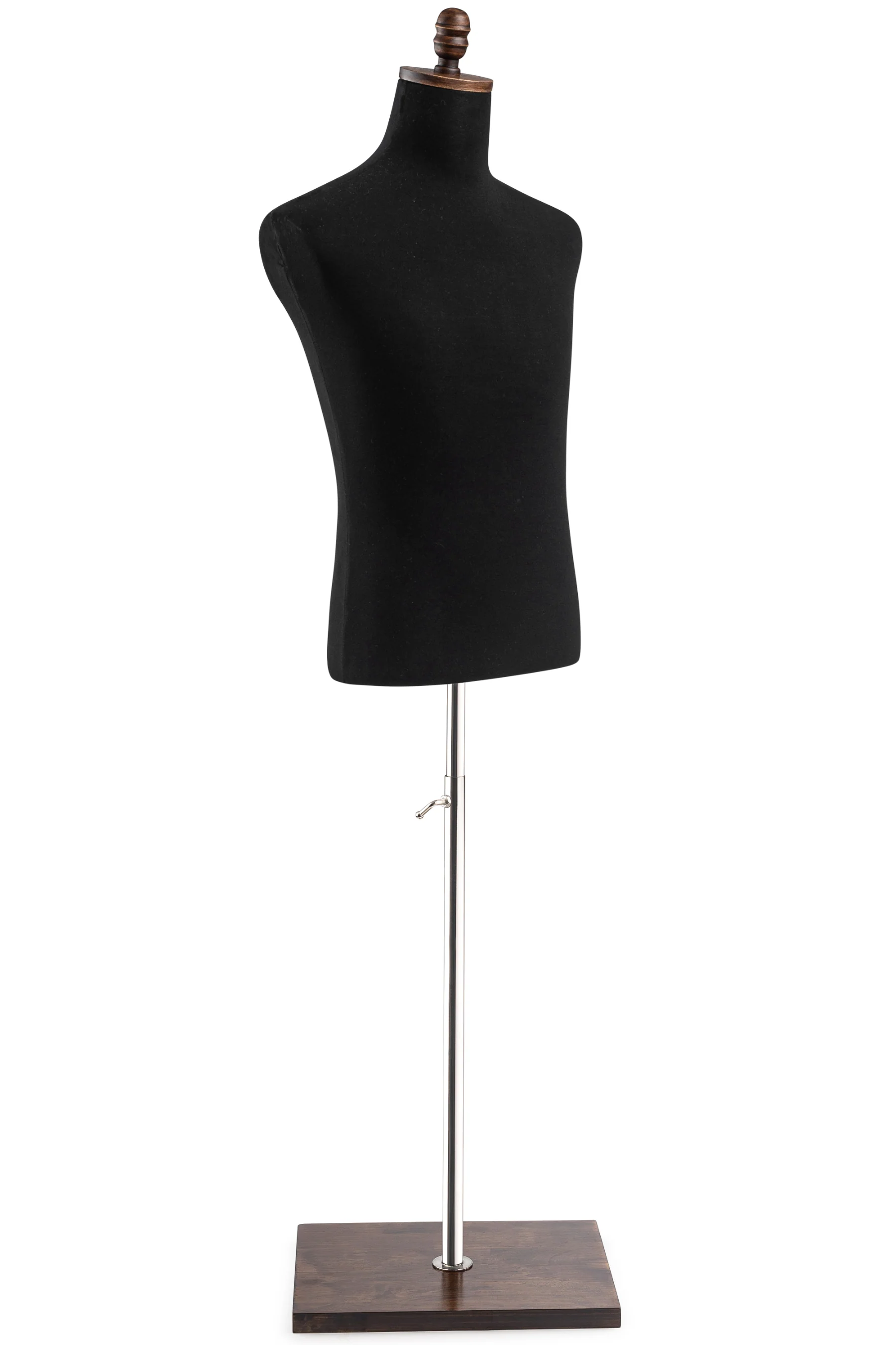 Male Display Dress Form on Wood Flat Base - Image 7