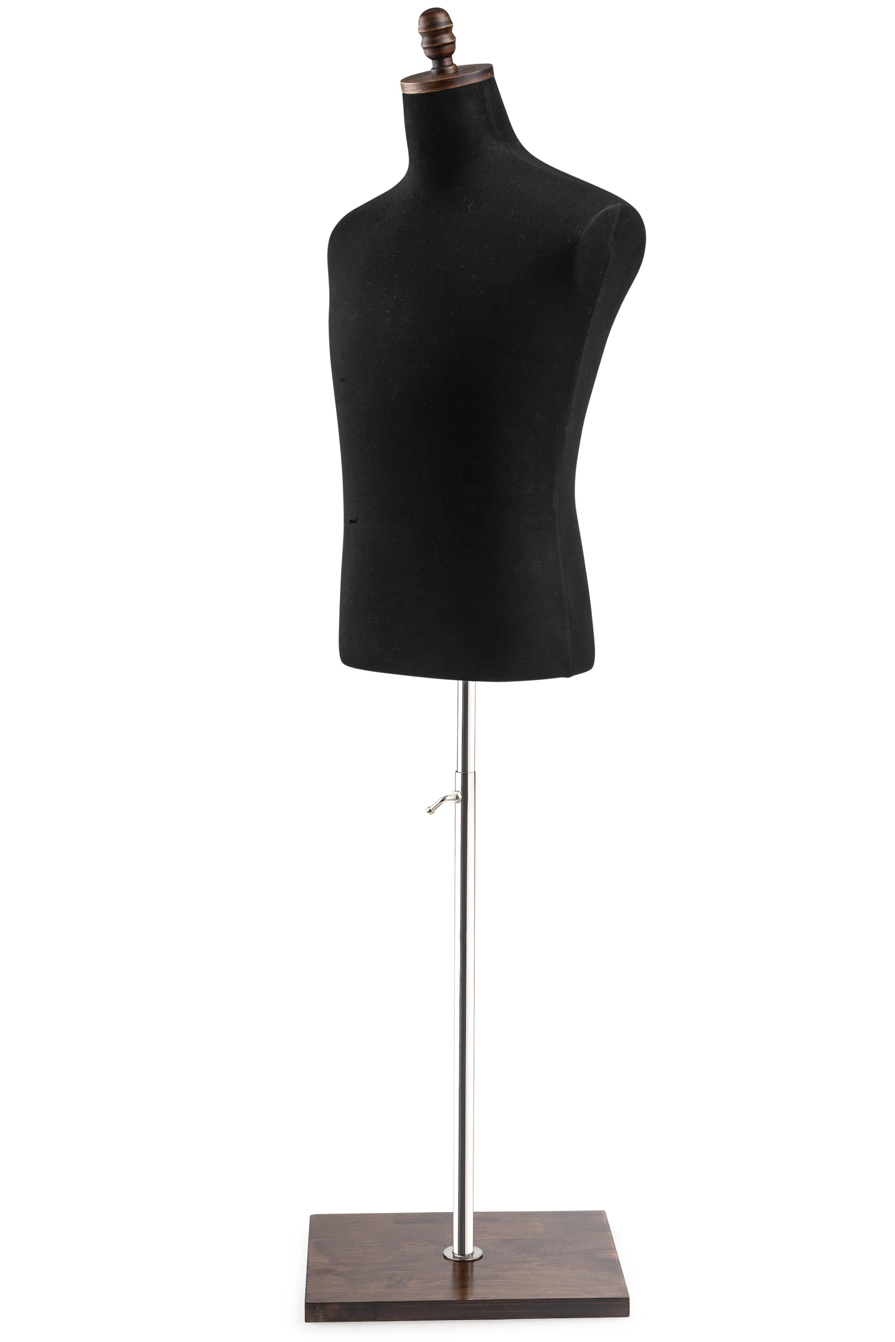 Male Display Dress Form on Wood Flat Base - Image 8