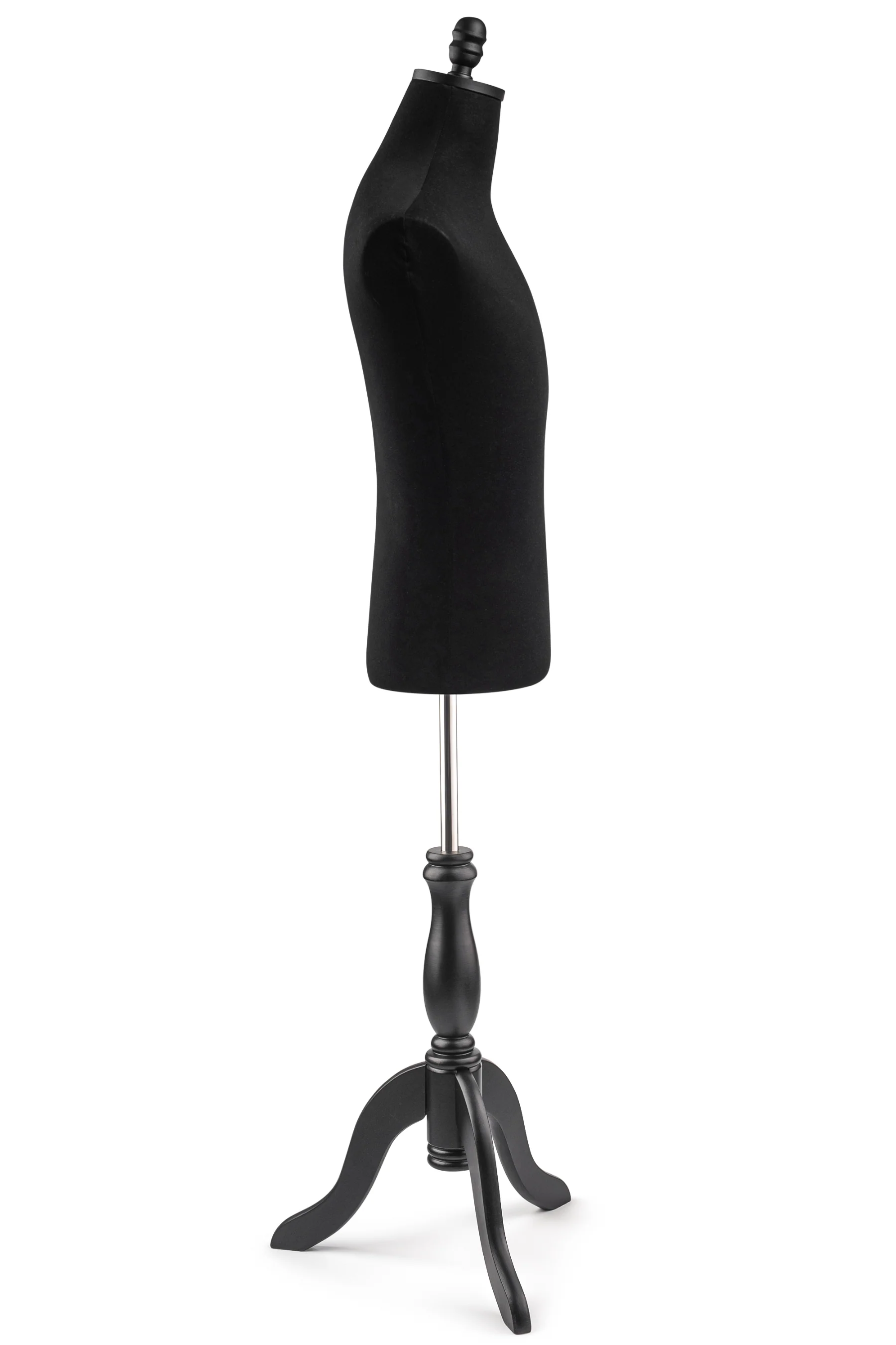 Male Display Dress Form on Wood Tripod Base - Image 9