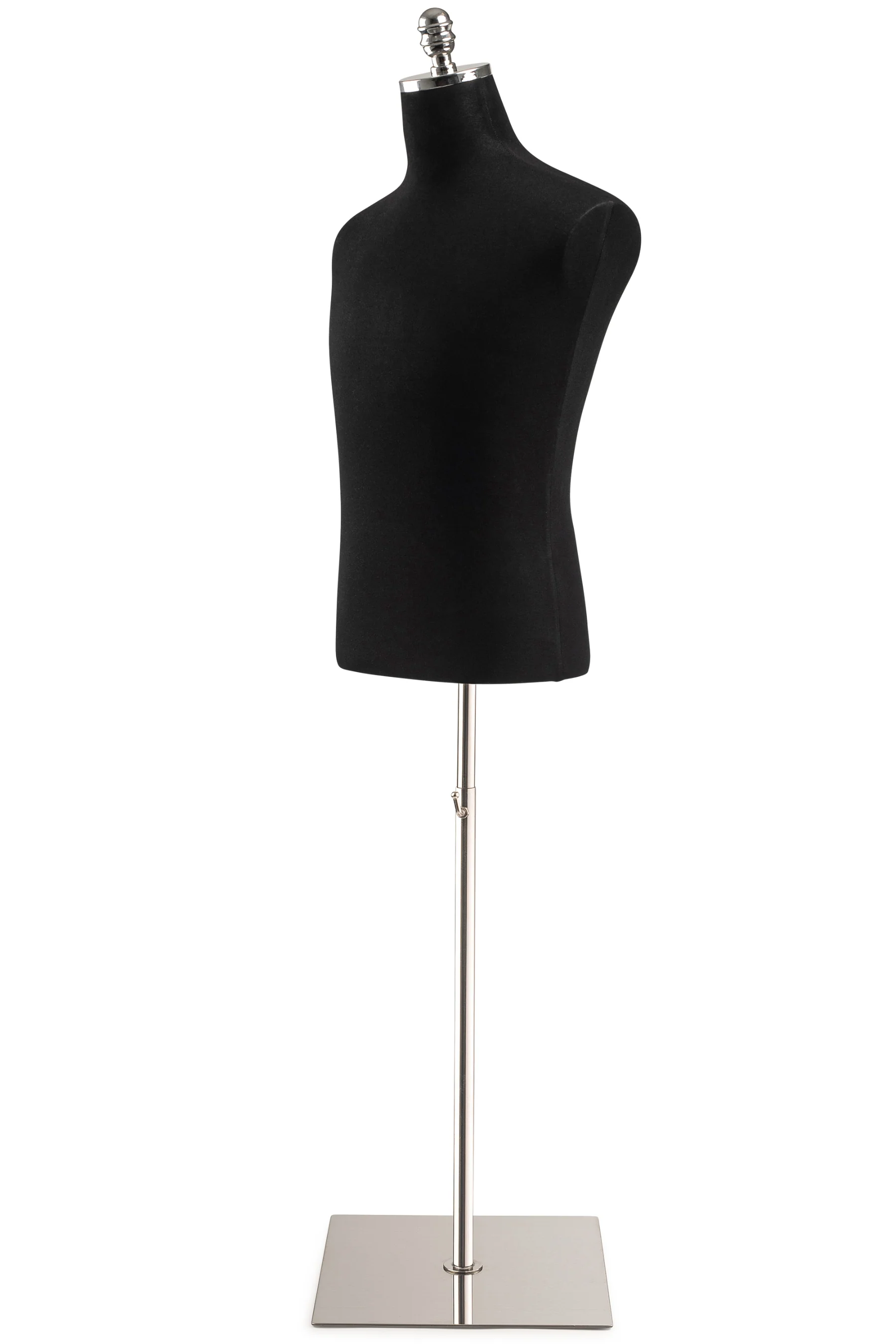 Male Display Dress Form on Metal Flat Base - Image 21
