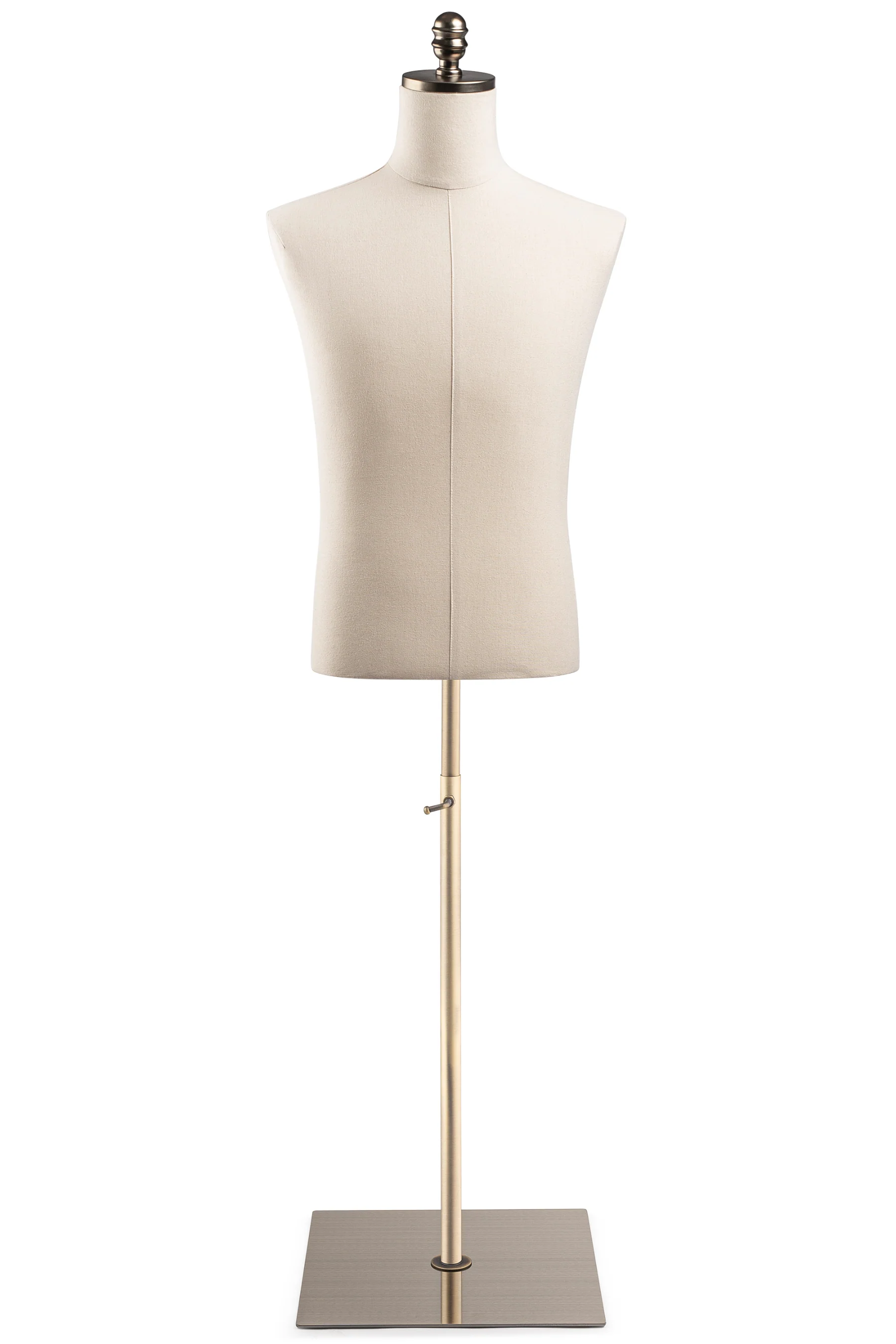 Male Display Dress Form on Metal Flat Base - Image 11