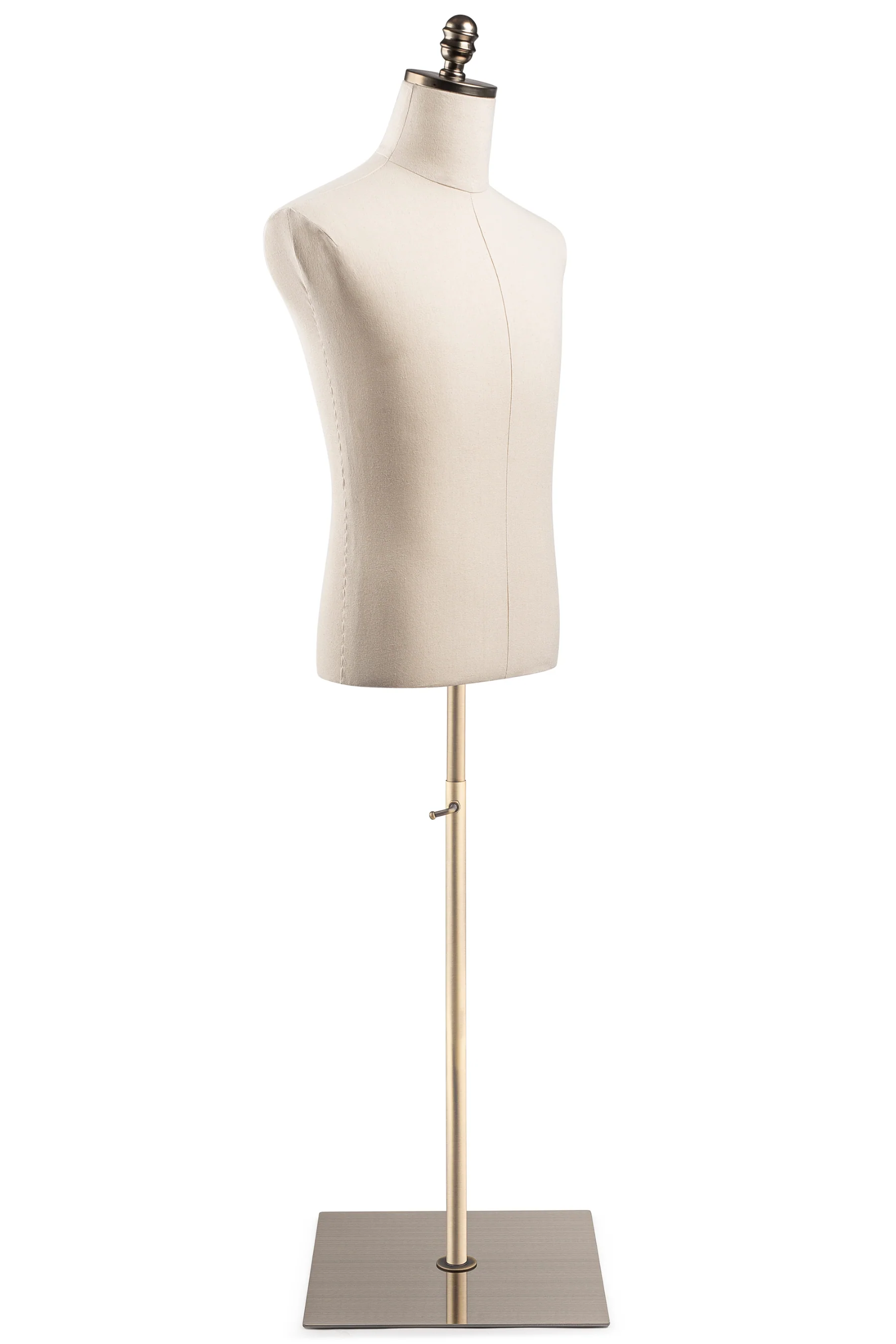 Male Display Dress Form on Metal Flat Base - Image 12