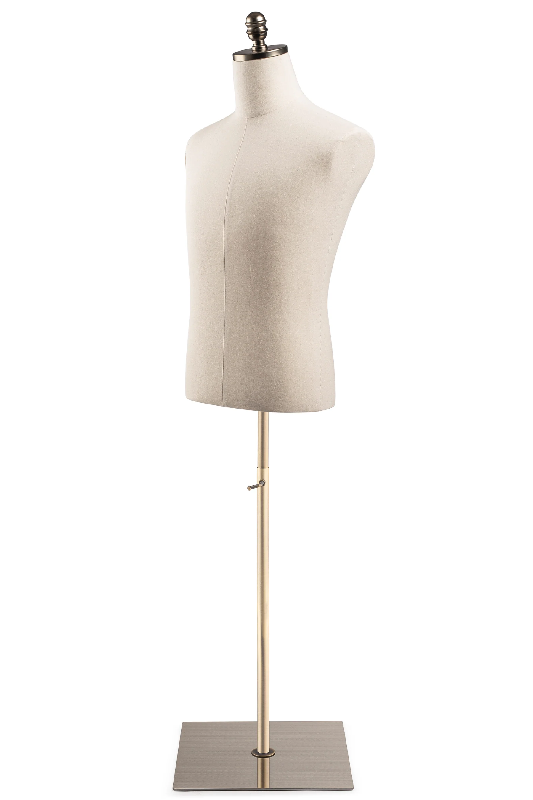Male Display Dress Form on Metal Flat Base - Image 13