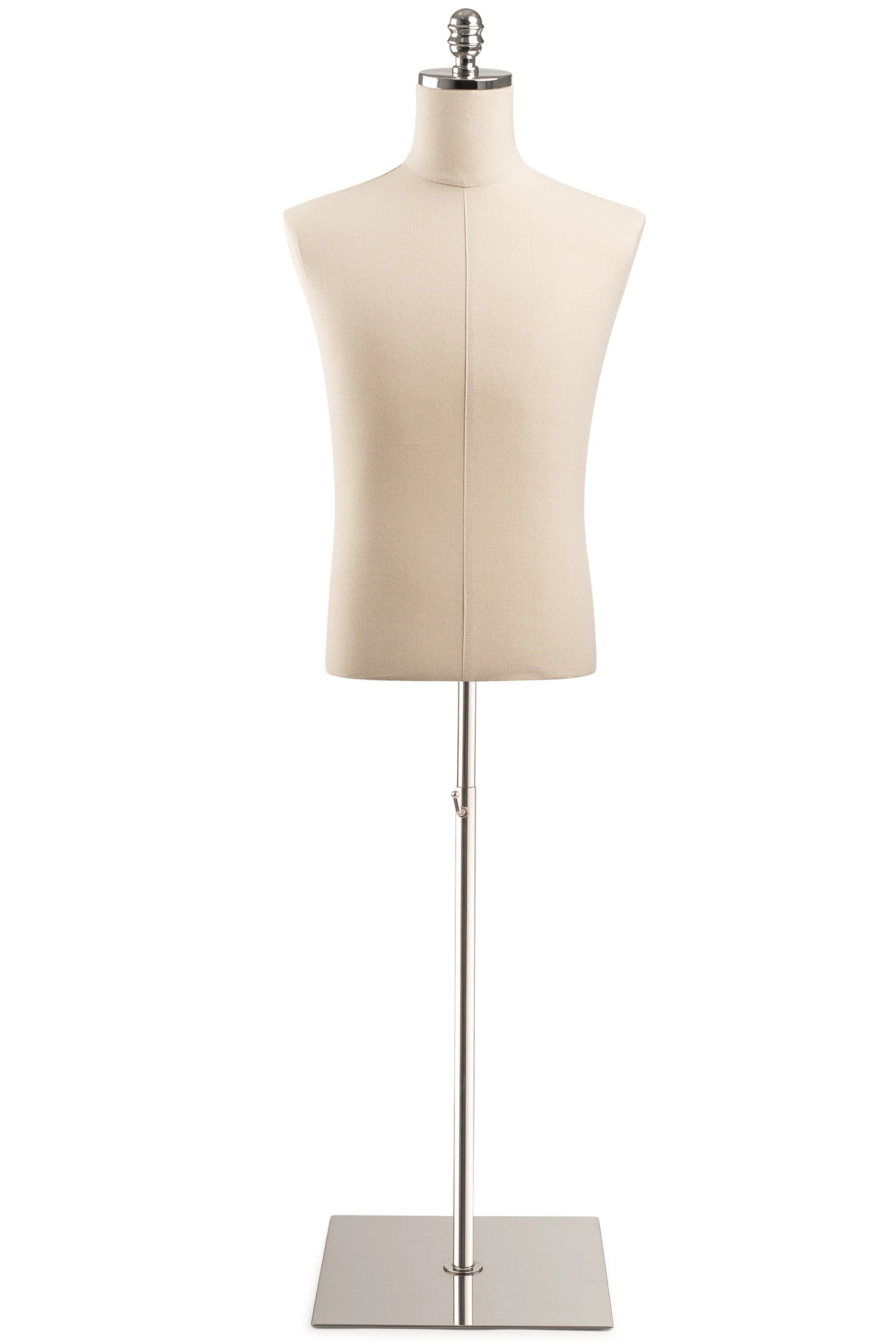 Male Display Dress Form on Metal Flat Base - Image 19