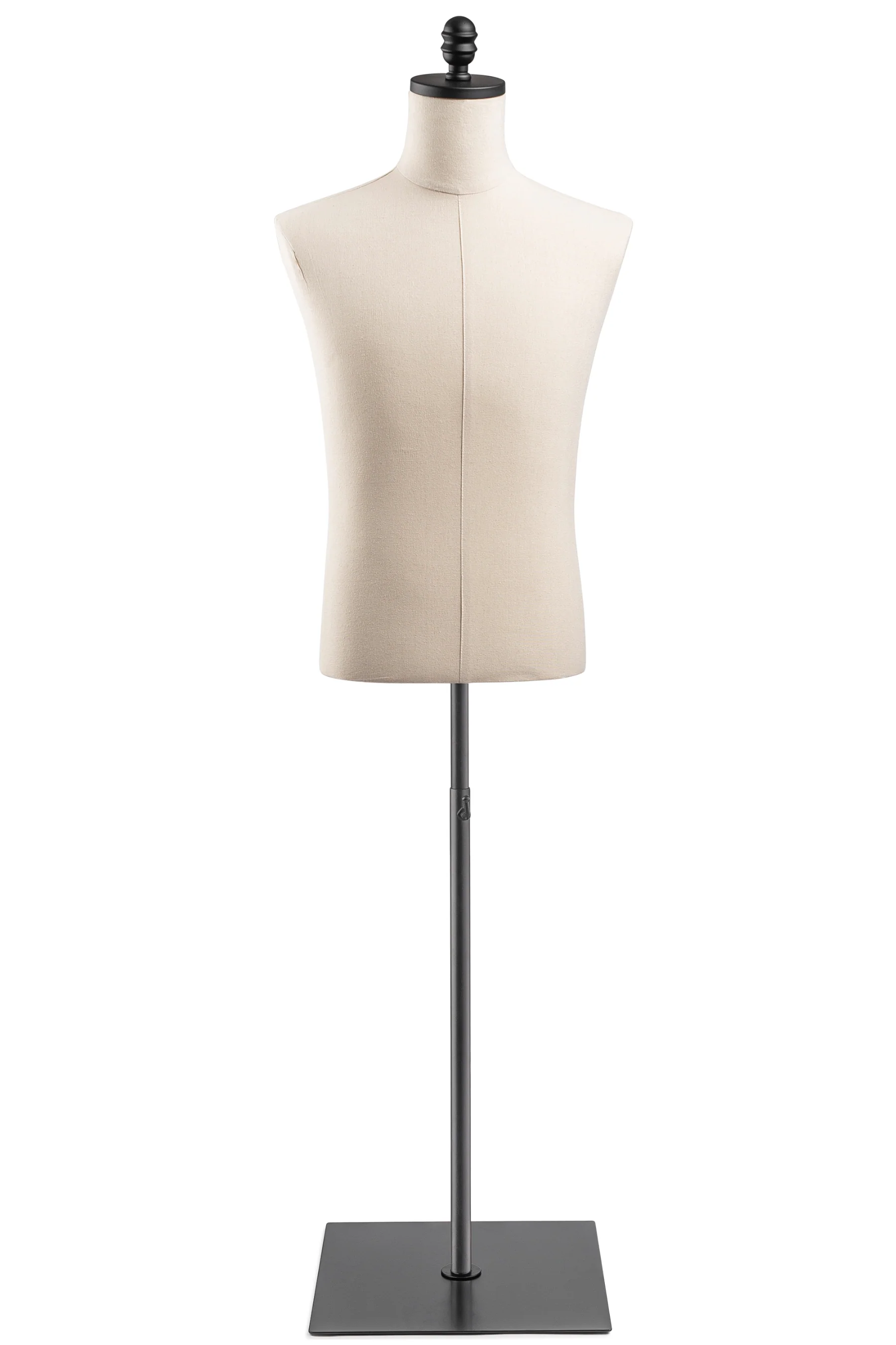 Male Display Dress Form on Metal Flat Base - Image 3
