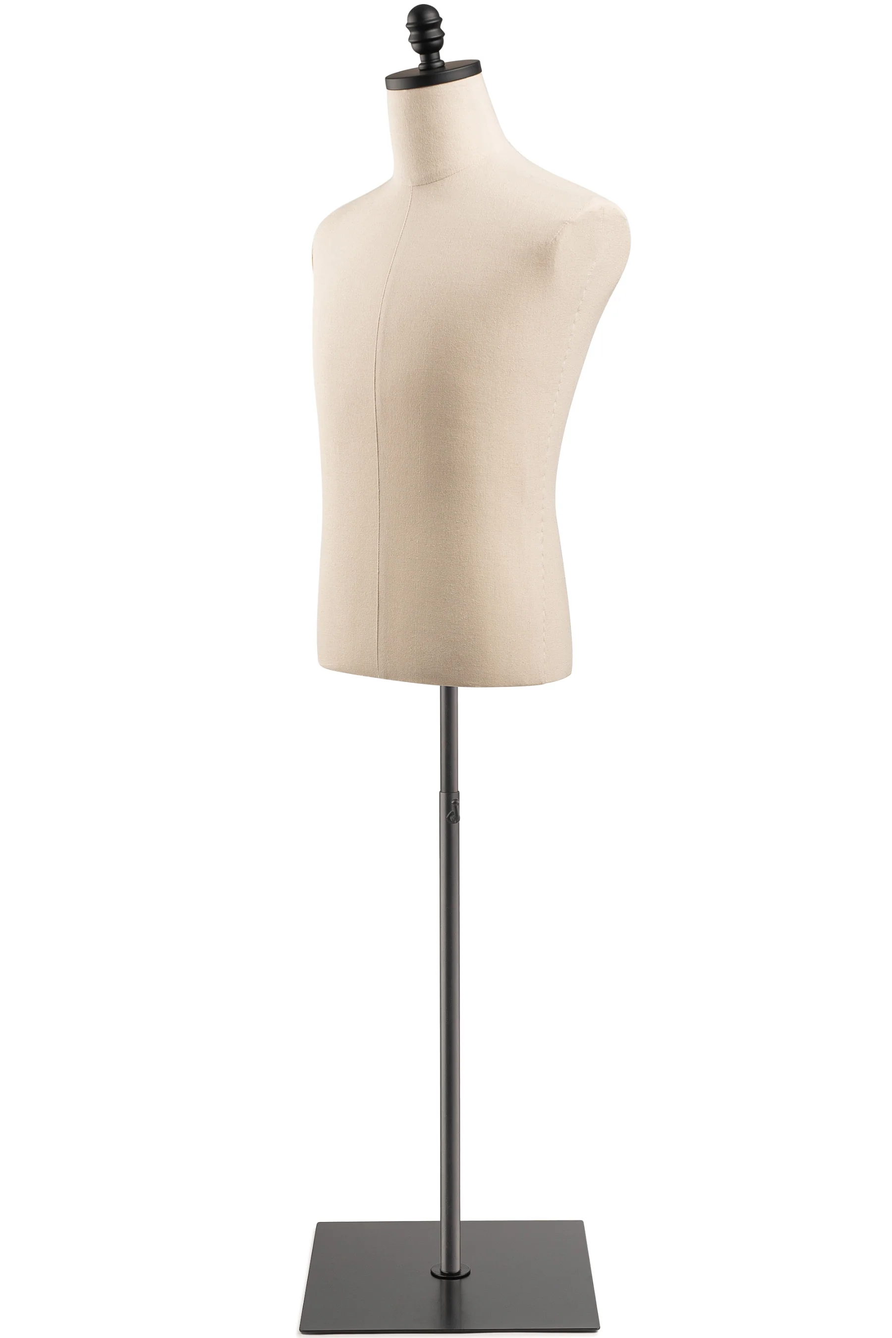 Male Display Dress Form on Metal Flat Base - Image 5