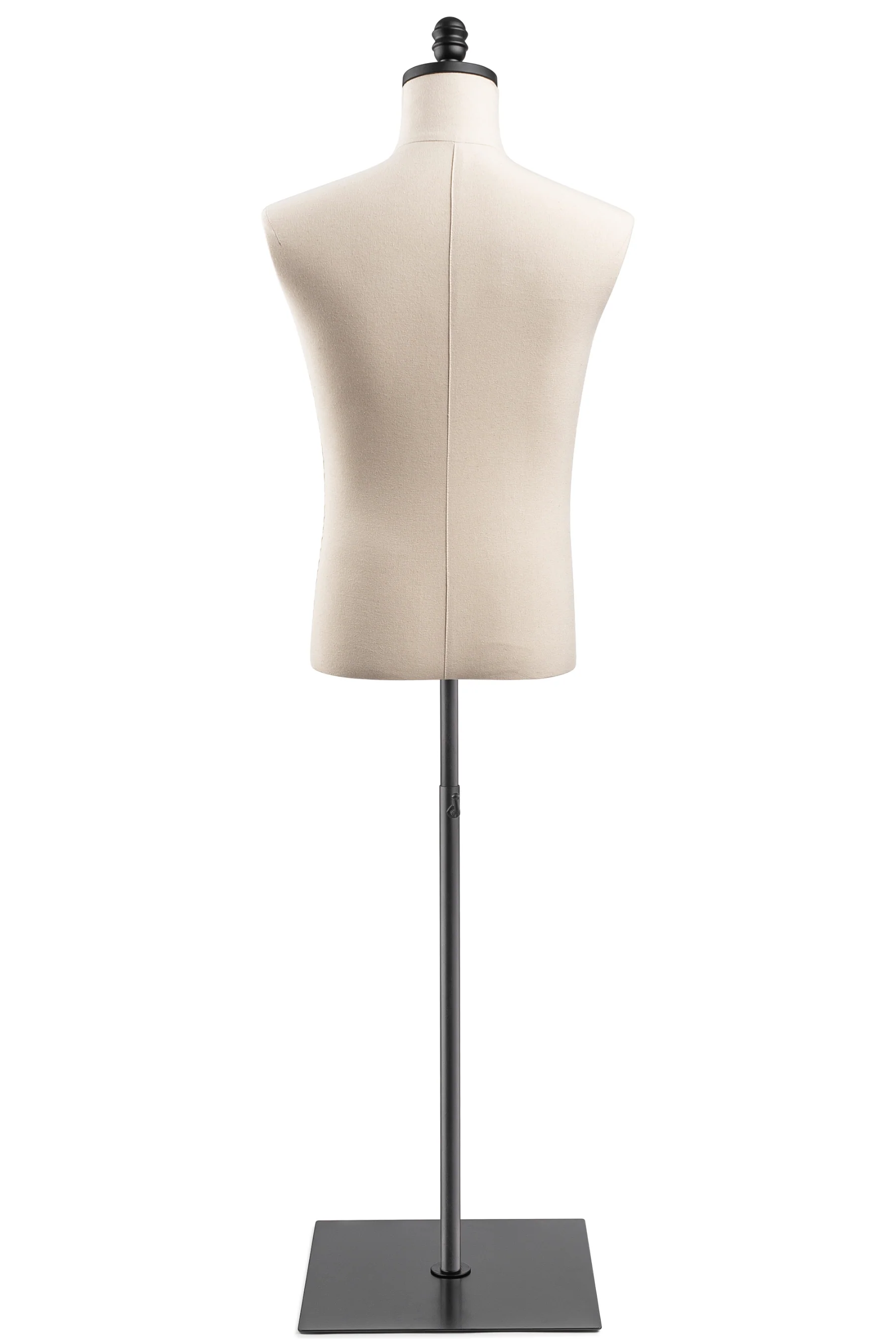 Male Display Dress Form on Metal Flat Base - Image 7