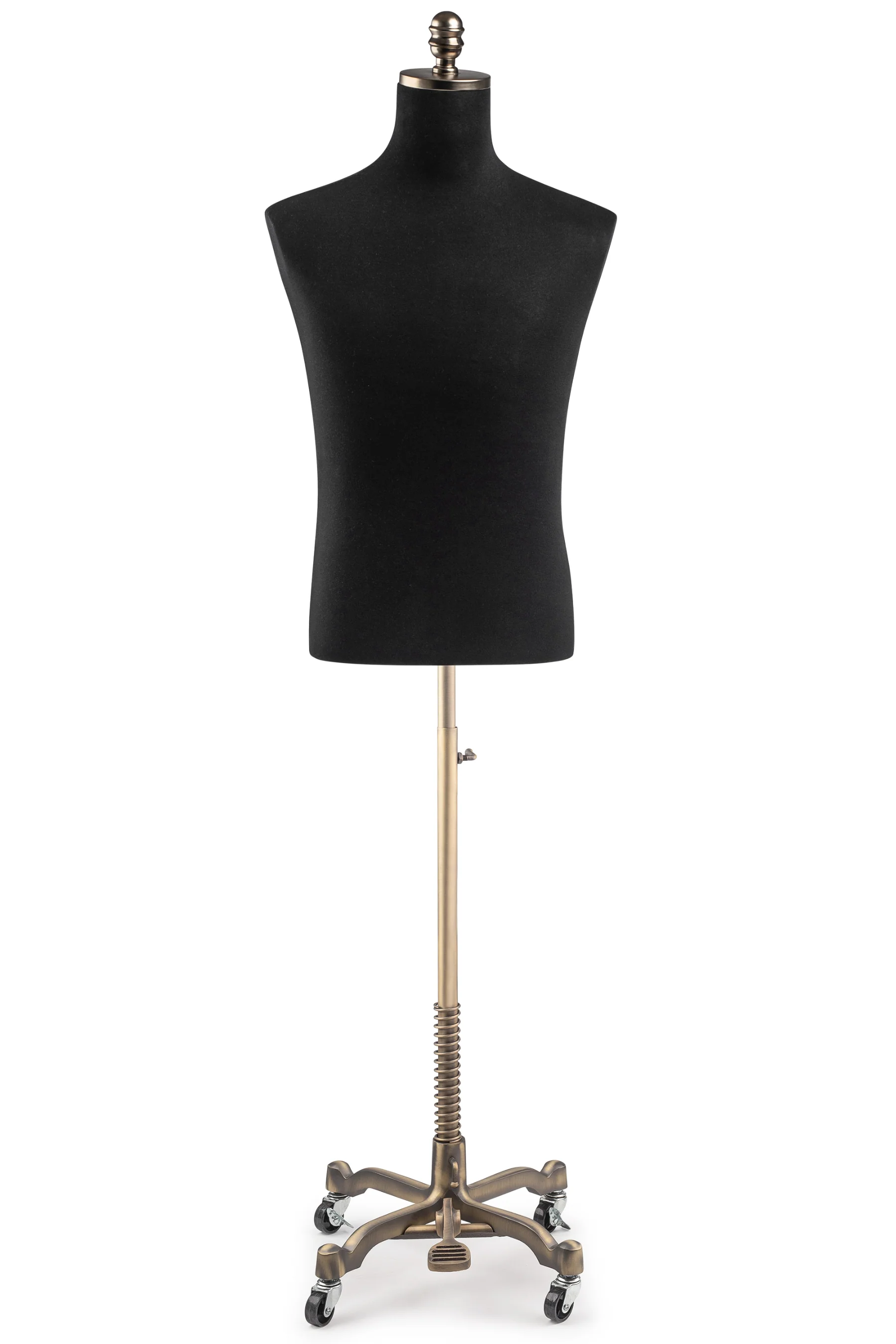 Male Display Dress Form on Metal Rolling Base - Image 10