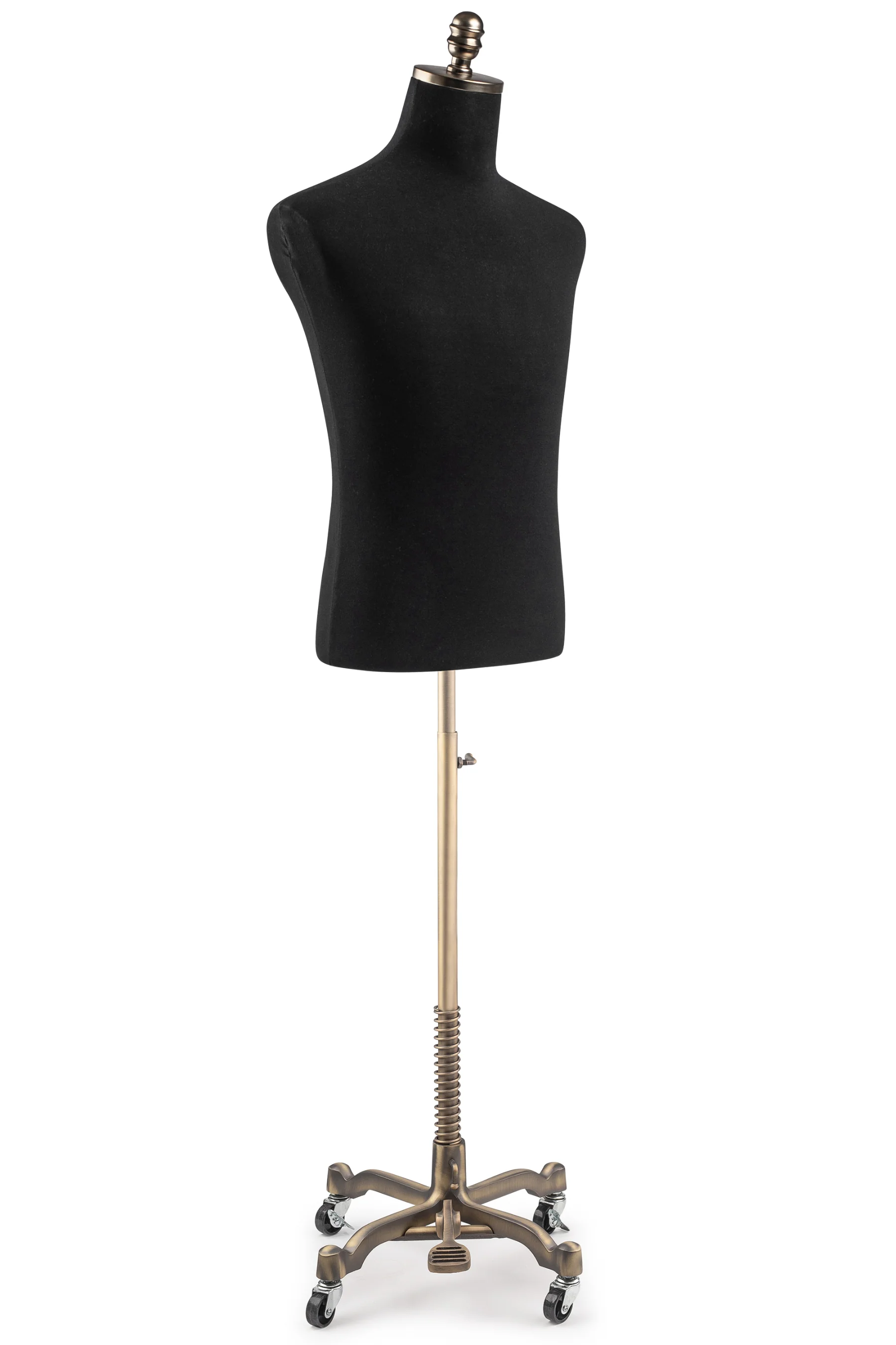 Male Display Dress Form on Metal Rolling Base - Image 11