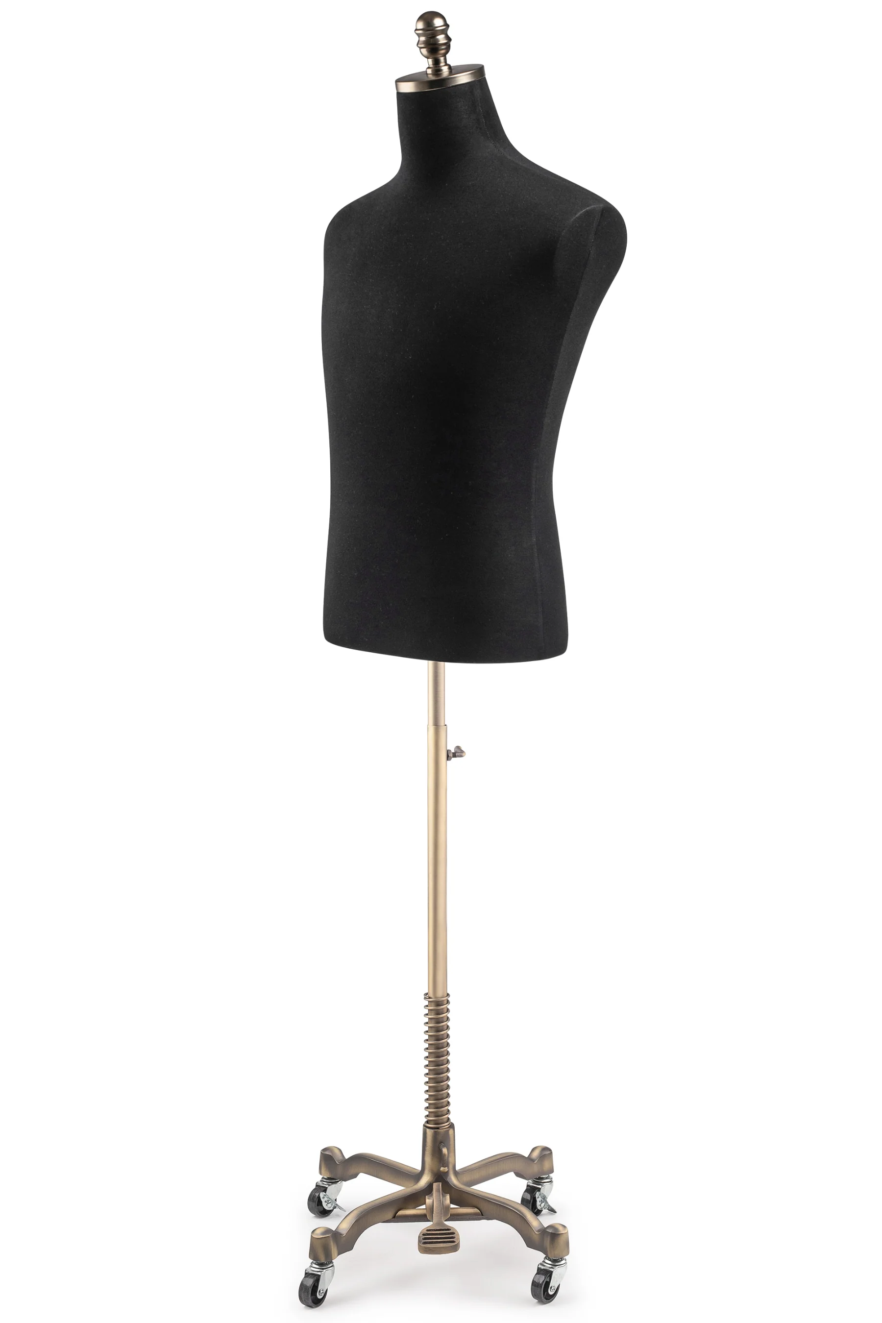 Male Display Dress Form on Metal Rolling Base - Image 12