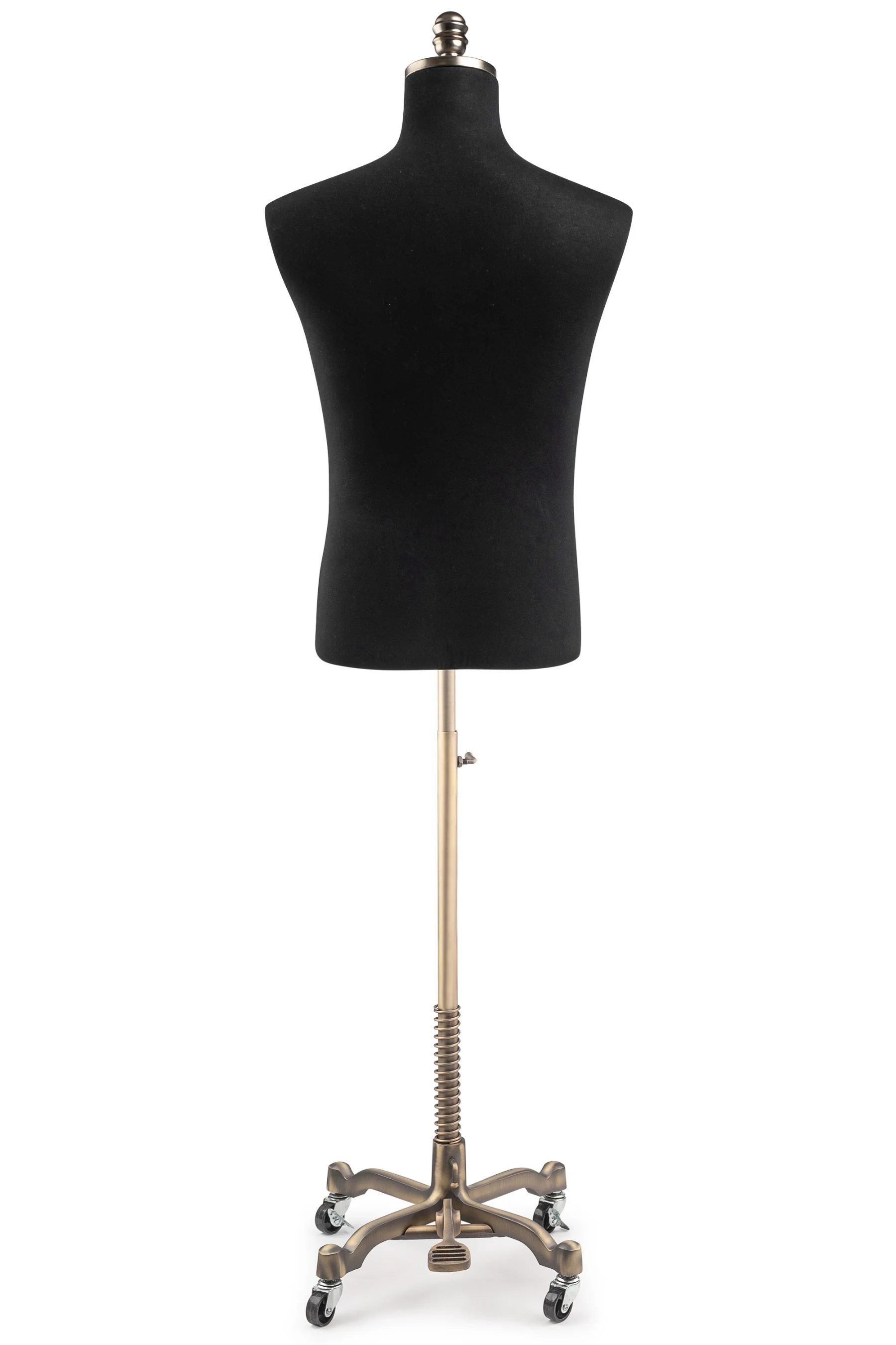 Male Display Dress Form on Metal Rolling Base - Image 14