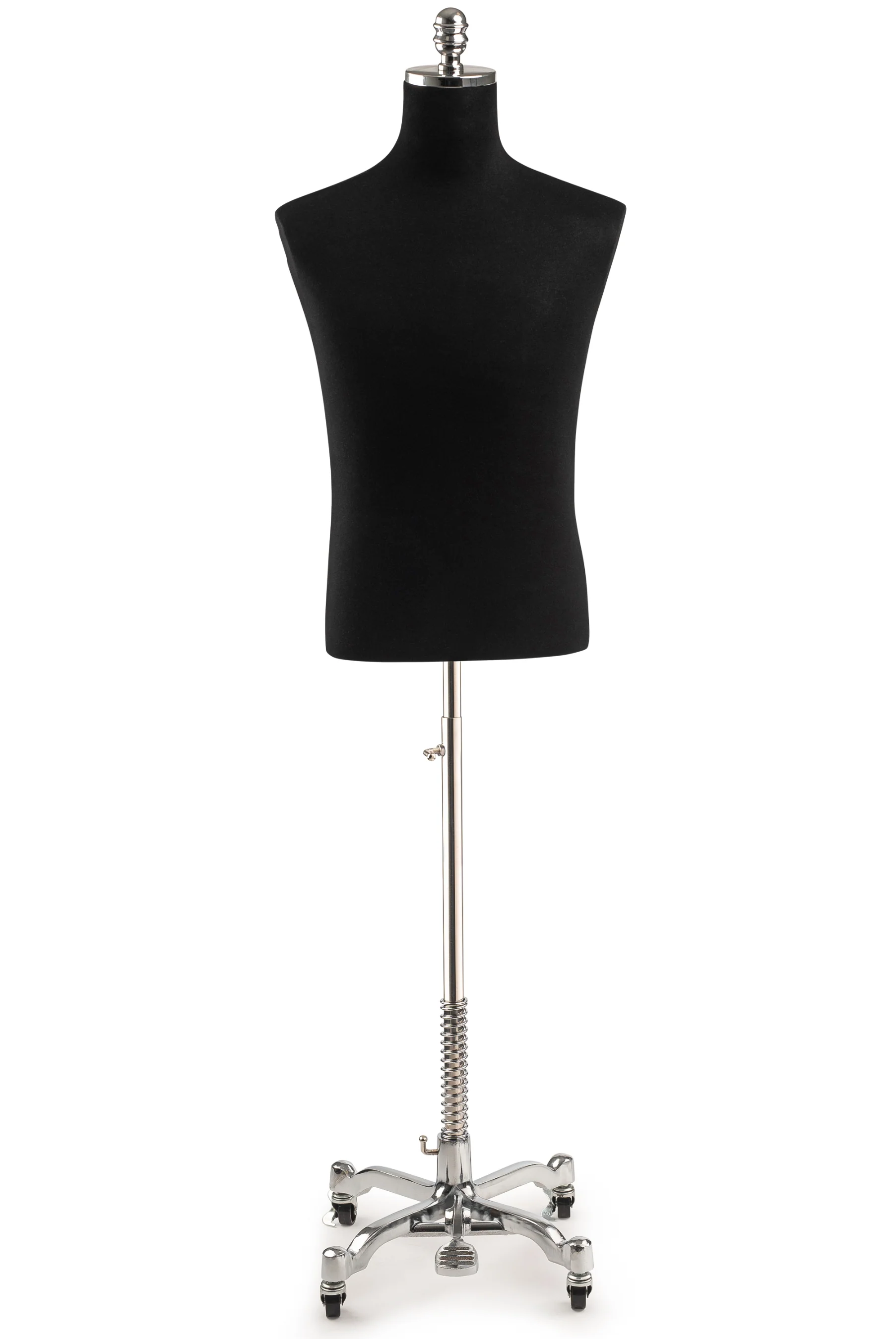 Male Display Dress Form on Metal Rolling Base - Image 17