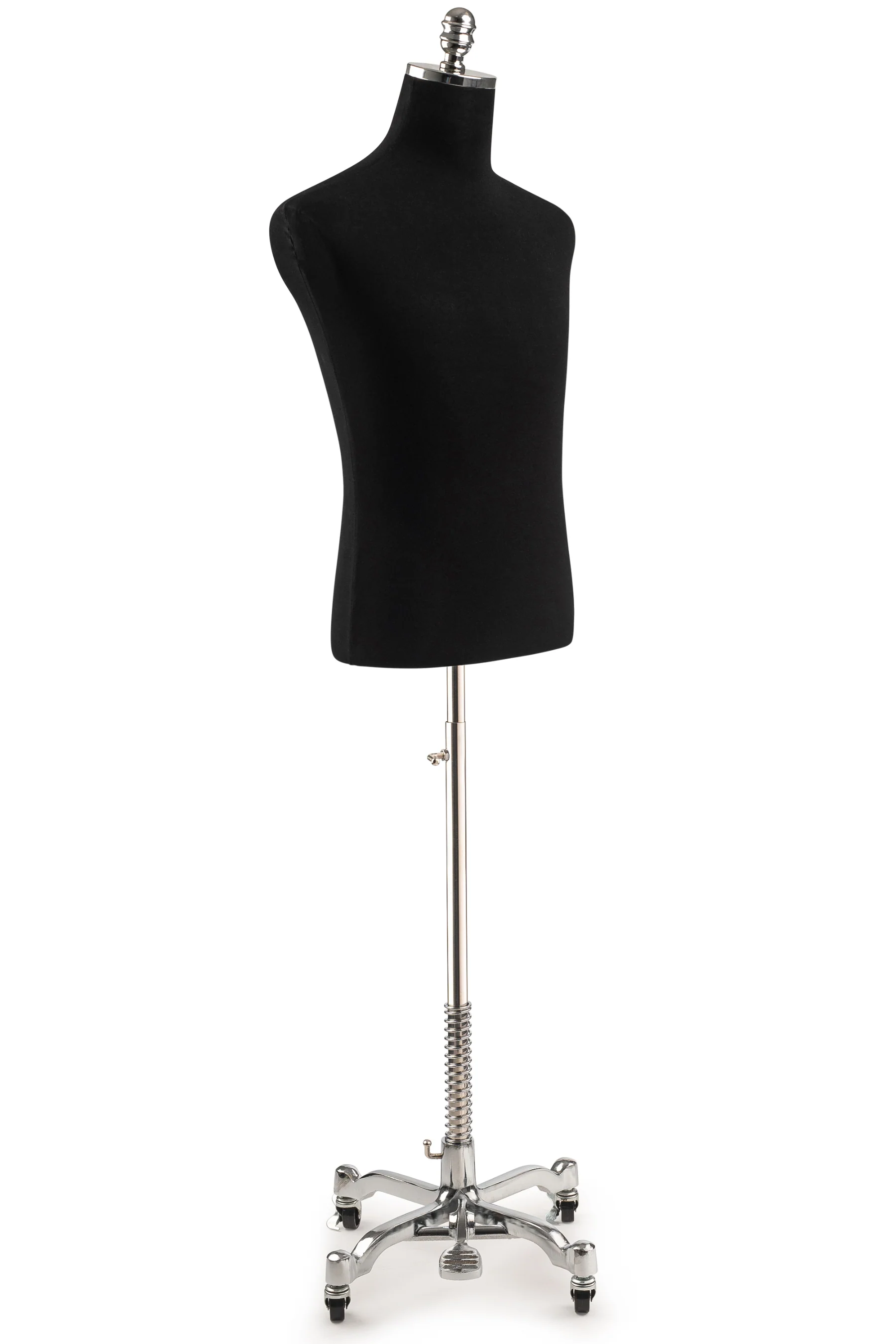 Male Display Dress Form on Metal Rolling Base - Image 18