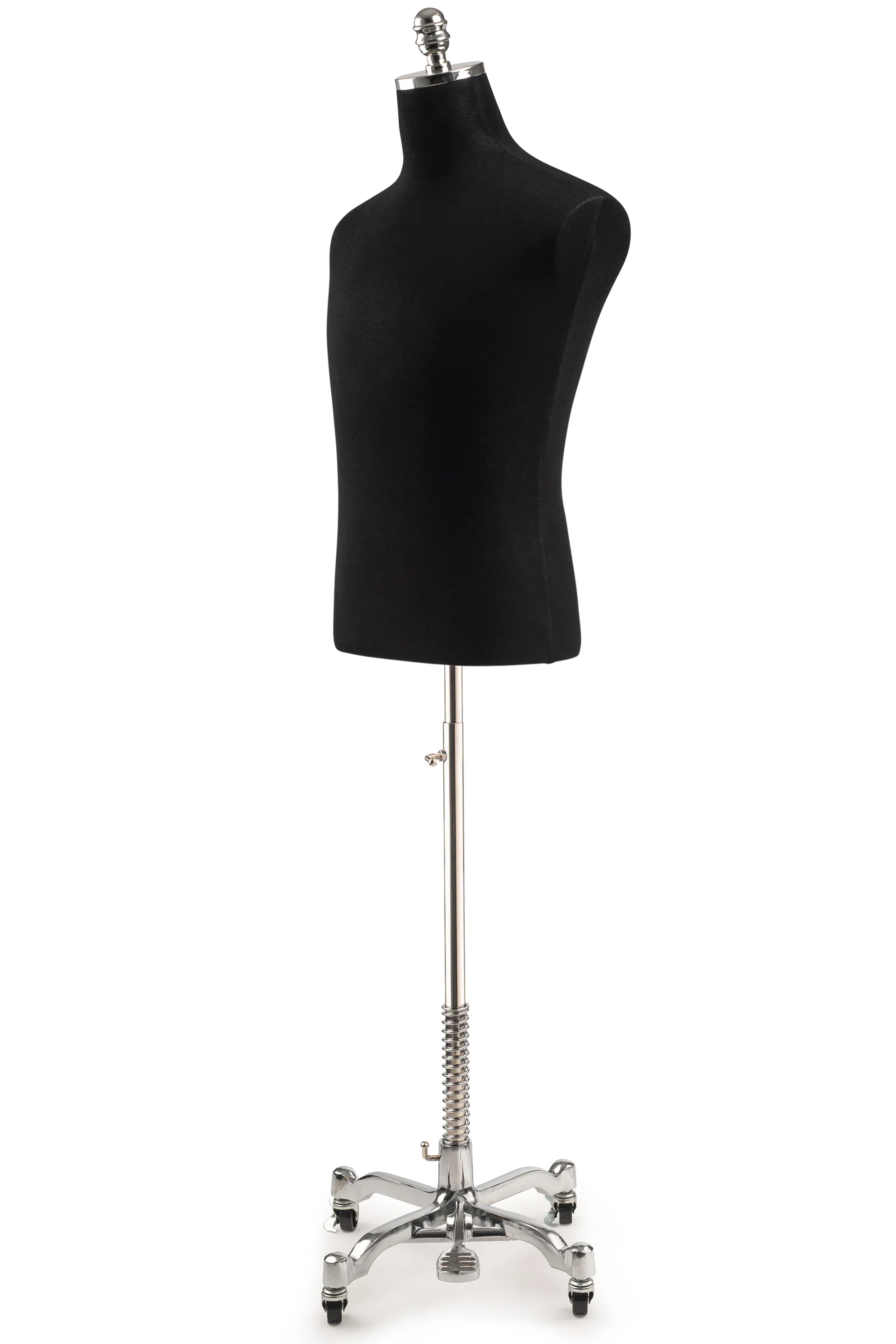 Male Display Dress Form on Metal Rolling Base - Image 19