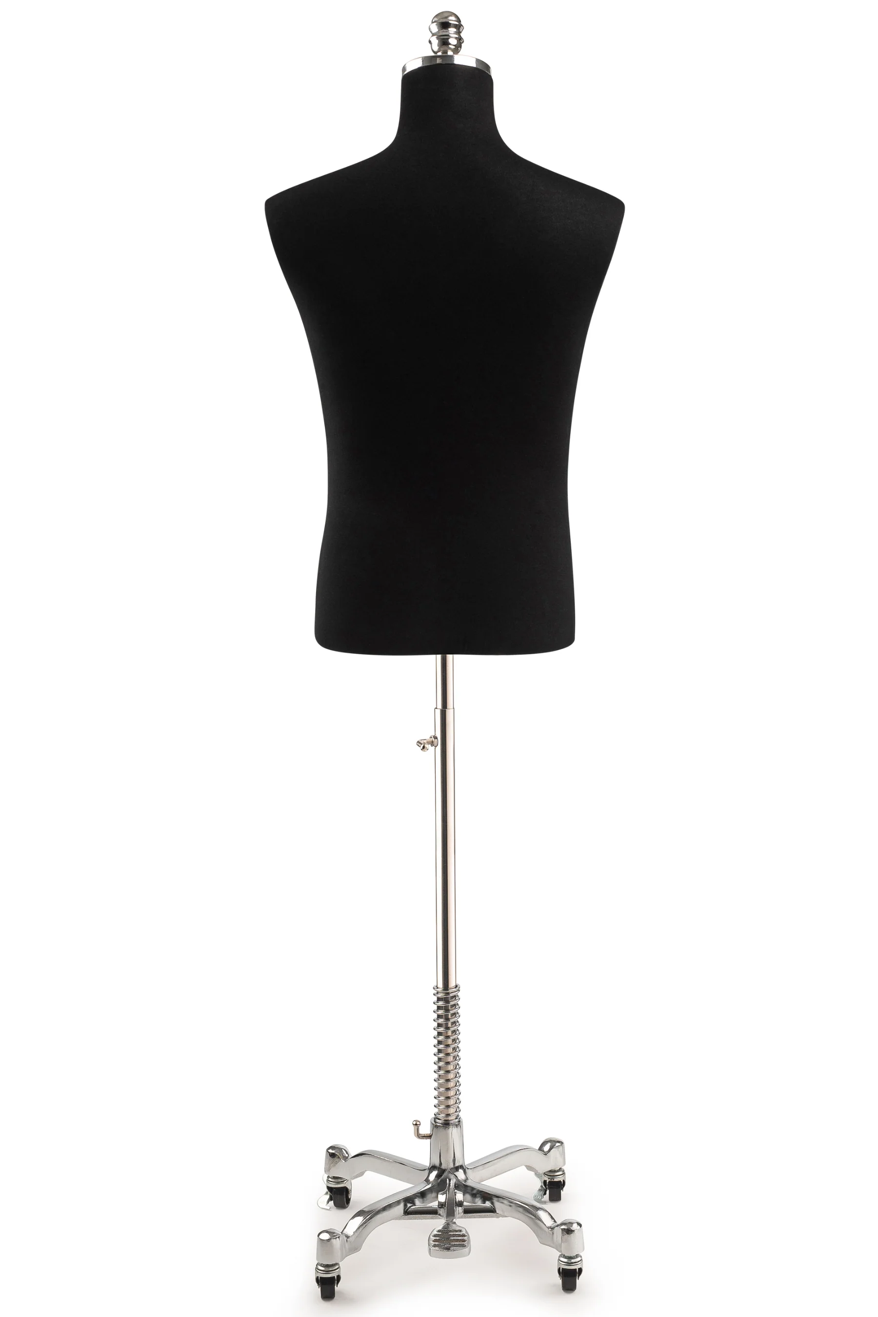 Male Display Dress Form on Metal Rolling Base - Image 21