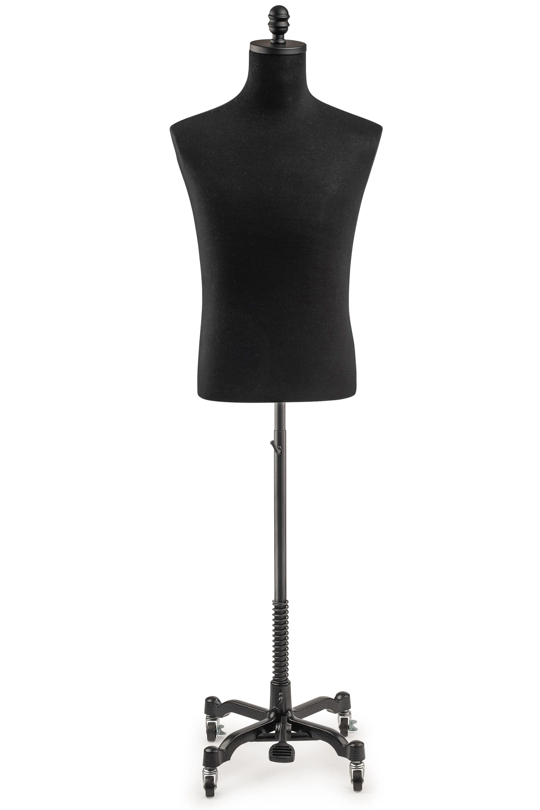 Male Display Dress Form on Metal Rolling Base - Image 3