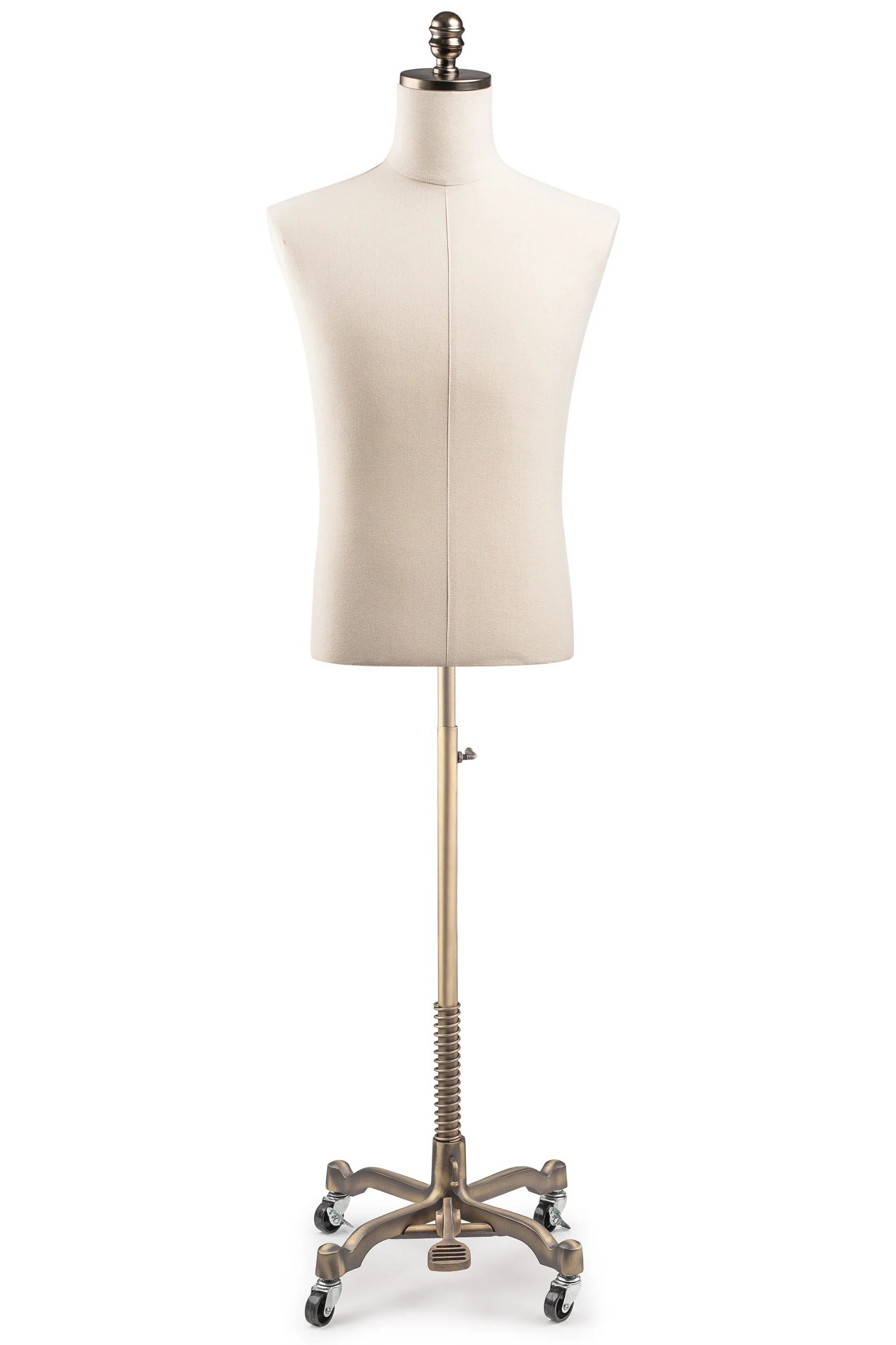 Male Display Dress Form on Metal Rolling Base - Image 11