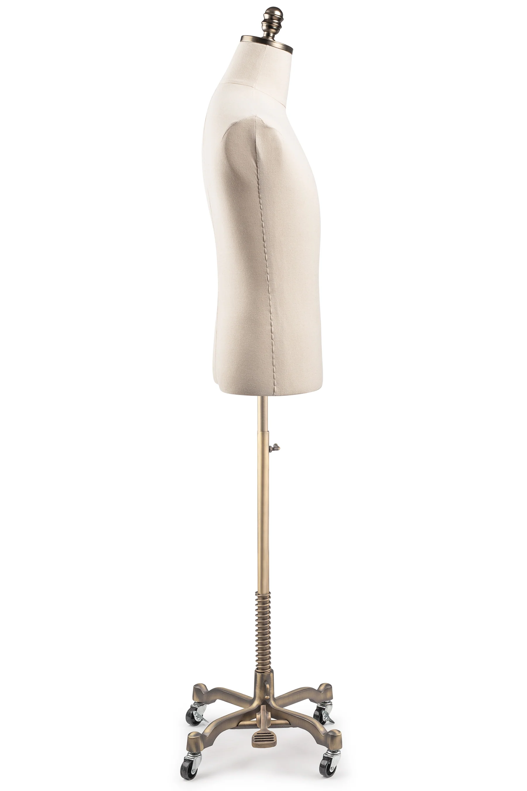 Male Display Dress Form on Metal Rolling Base - Image 14