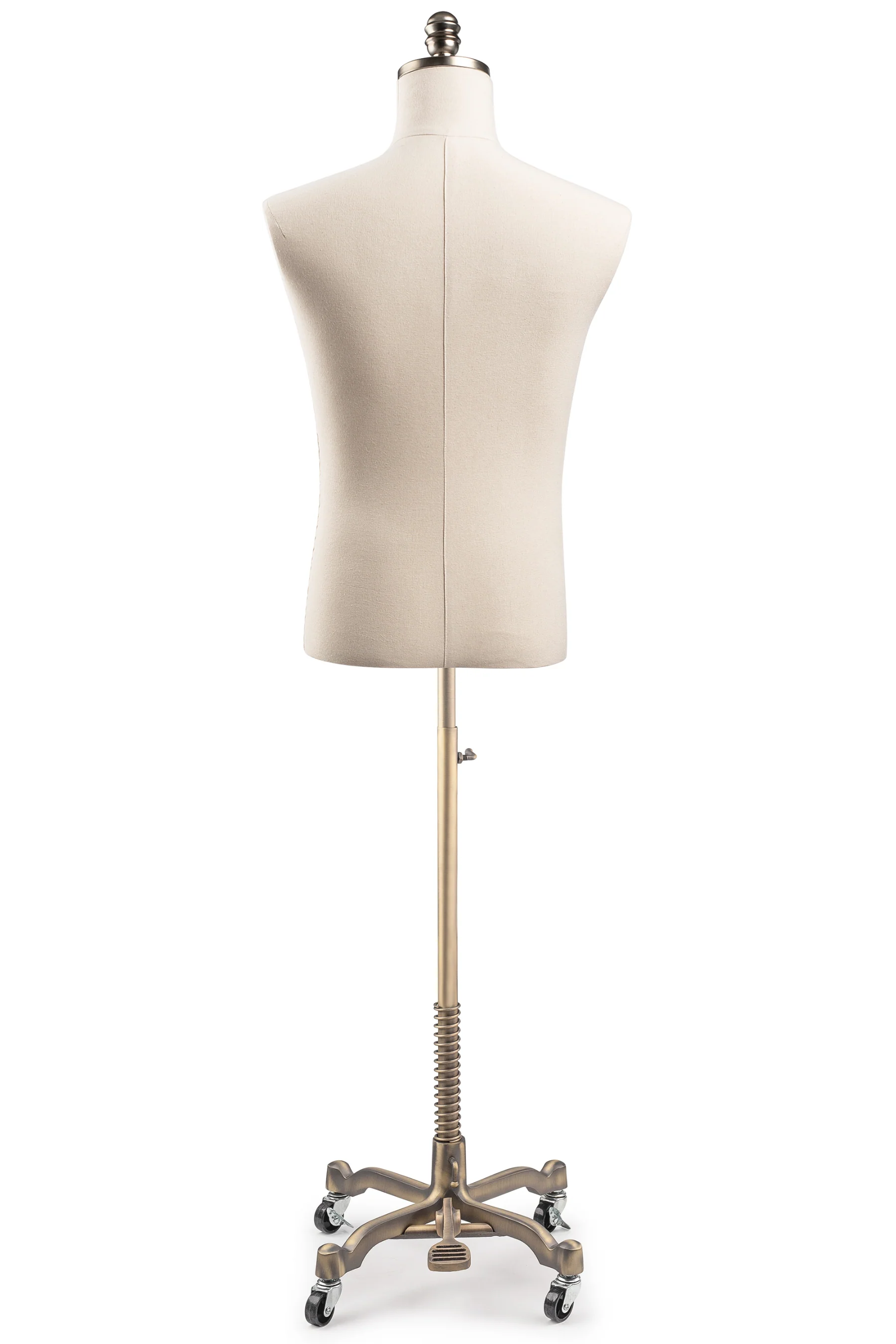 Male Display Dress Form on Metal Rolling Base - Image 15