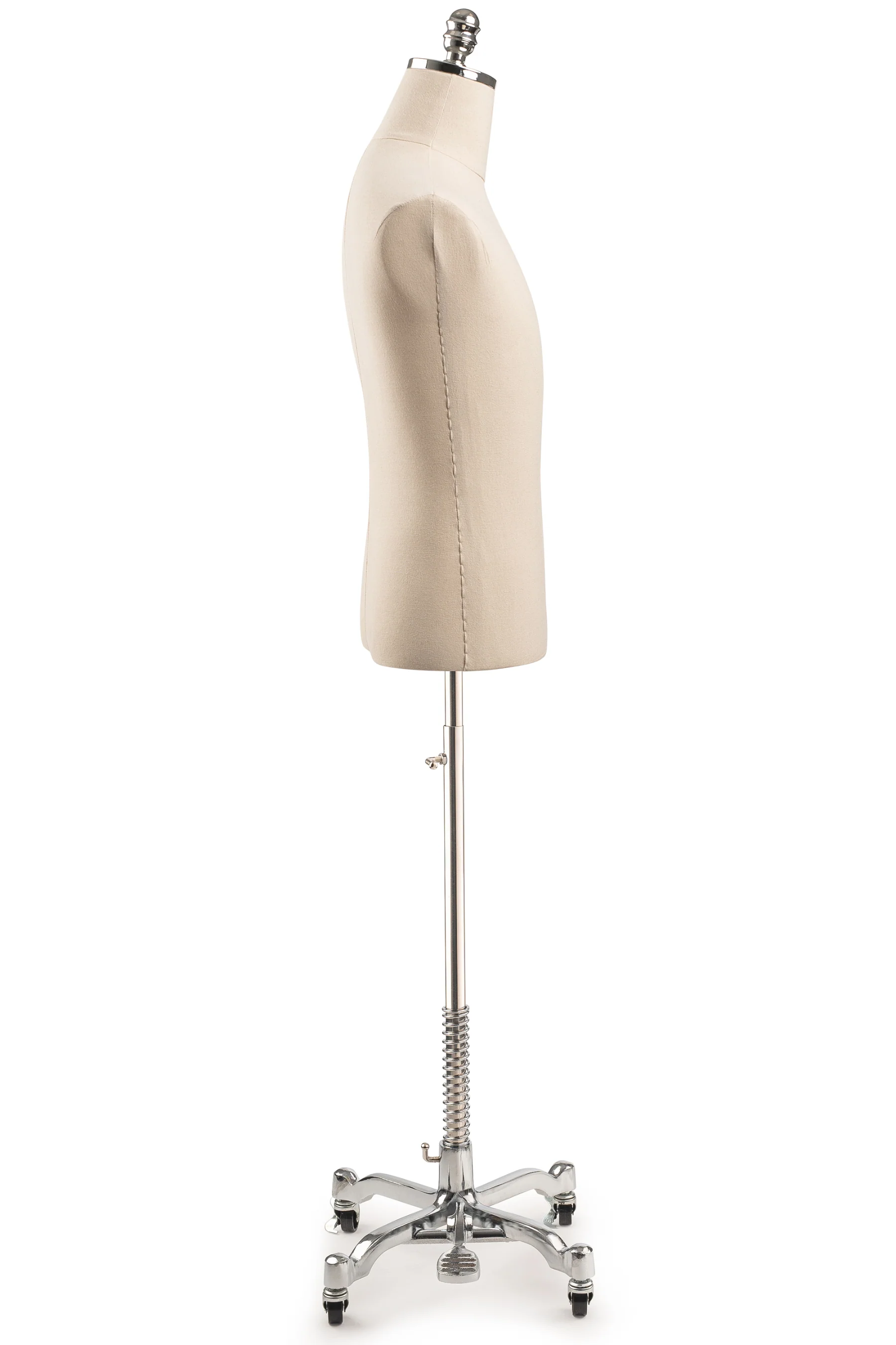 Male Display Dress Form on Metal Rolling Base - Image 22