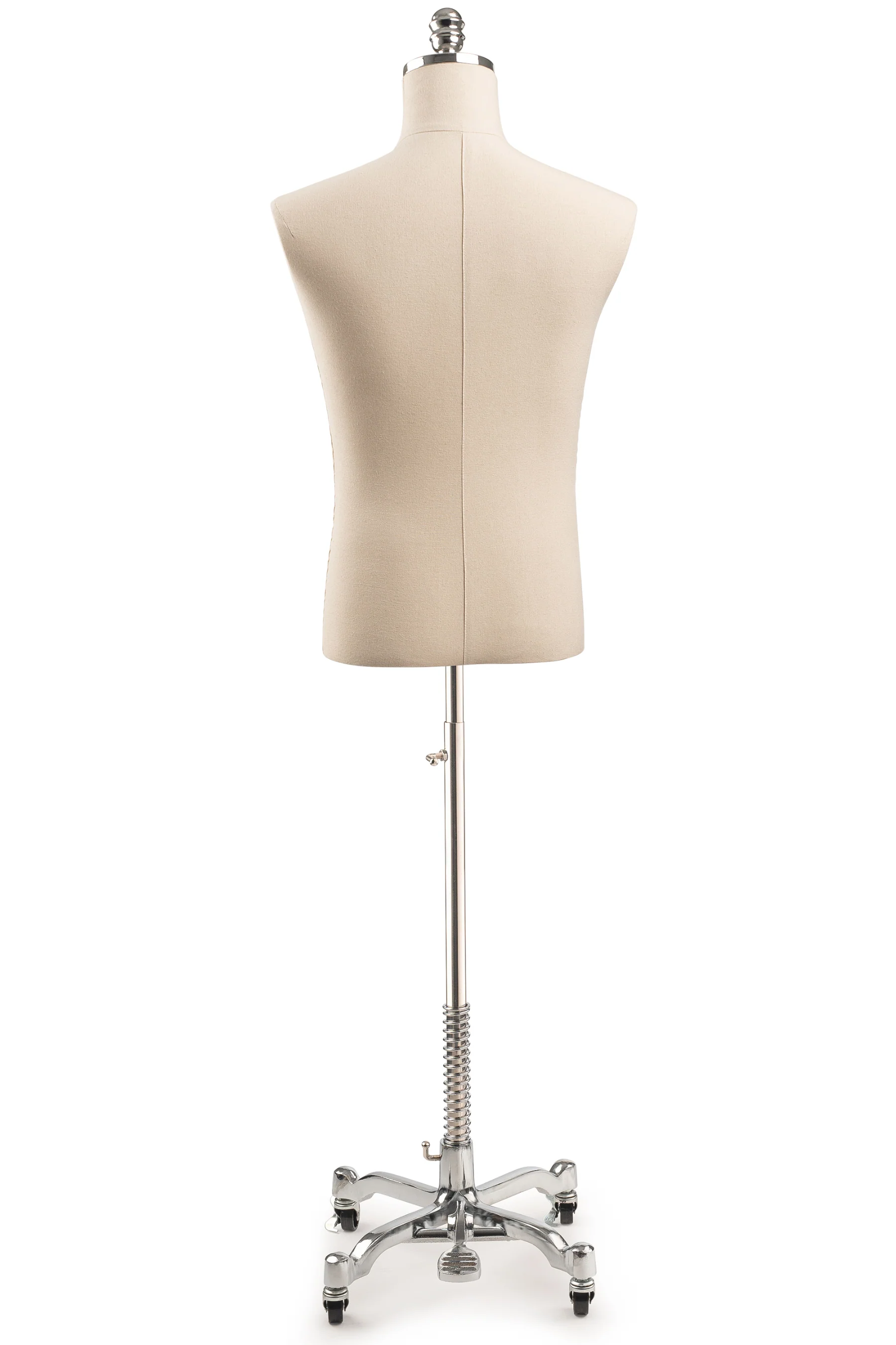 Male Display Dress Form on Metal Rolling Base - Image 23