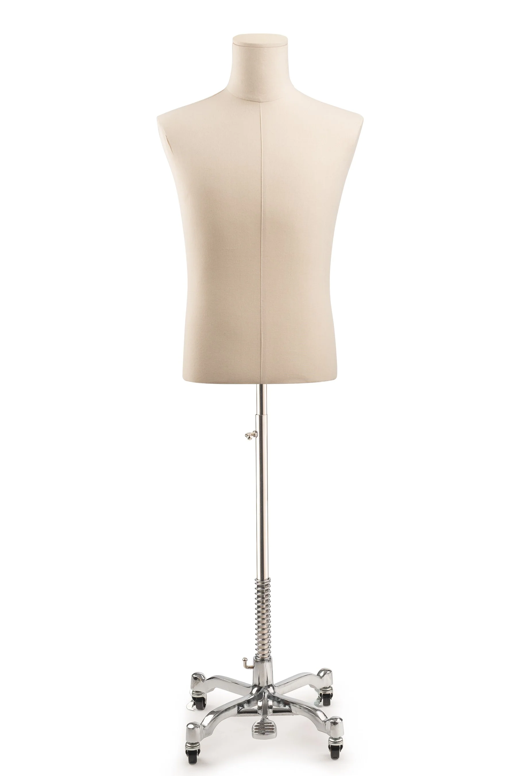 Male Display Dress Form on Metal Rolling Base - Image 25
