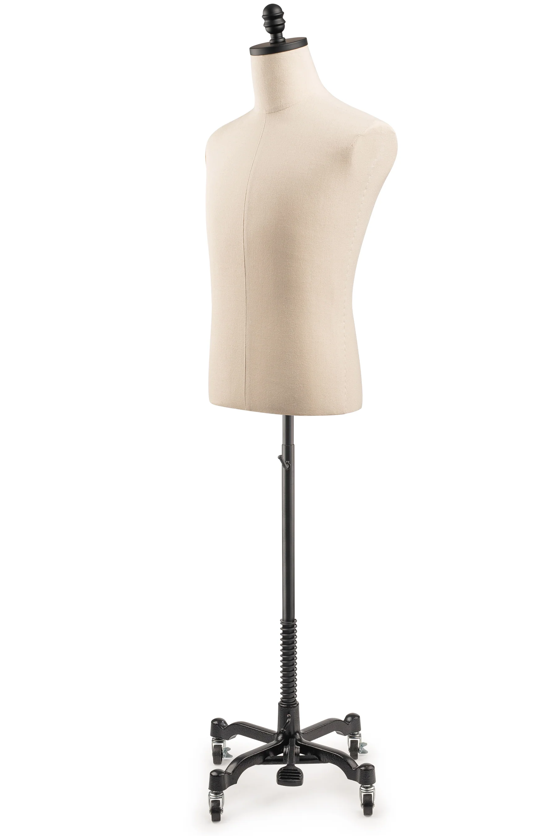 Male Display Dress Form on Metal Rolling Base - Image 5