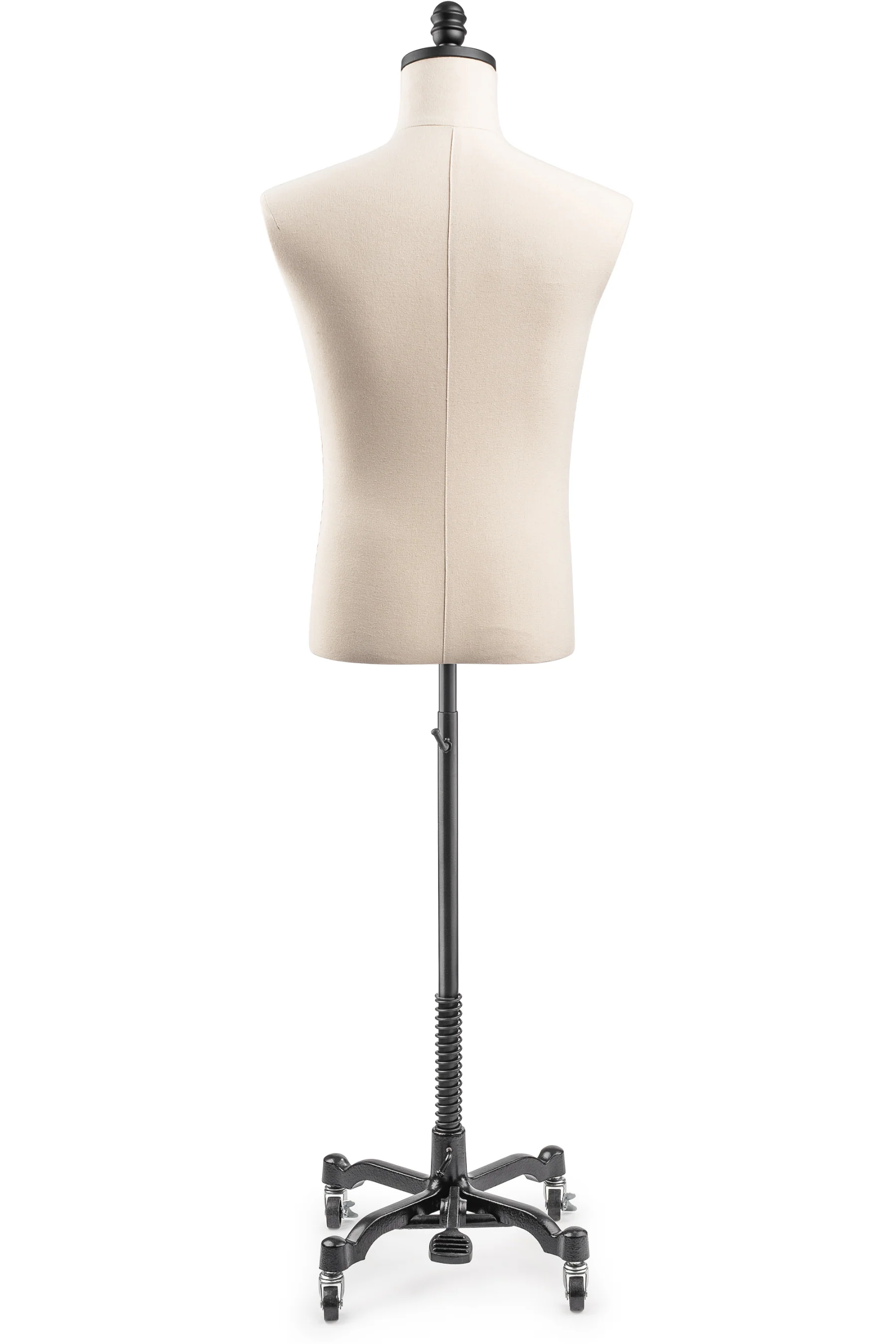 Male Display Dress Form on Metal Rolling Base - Image 7