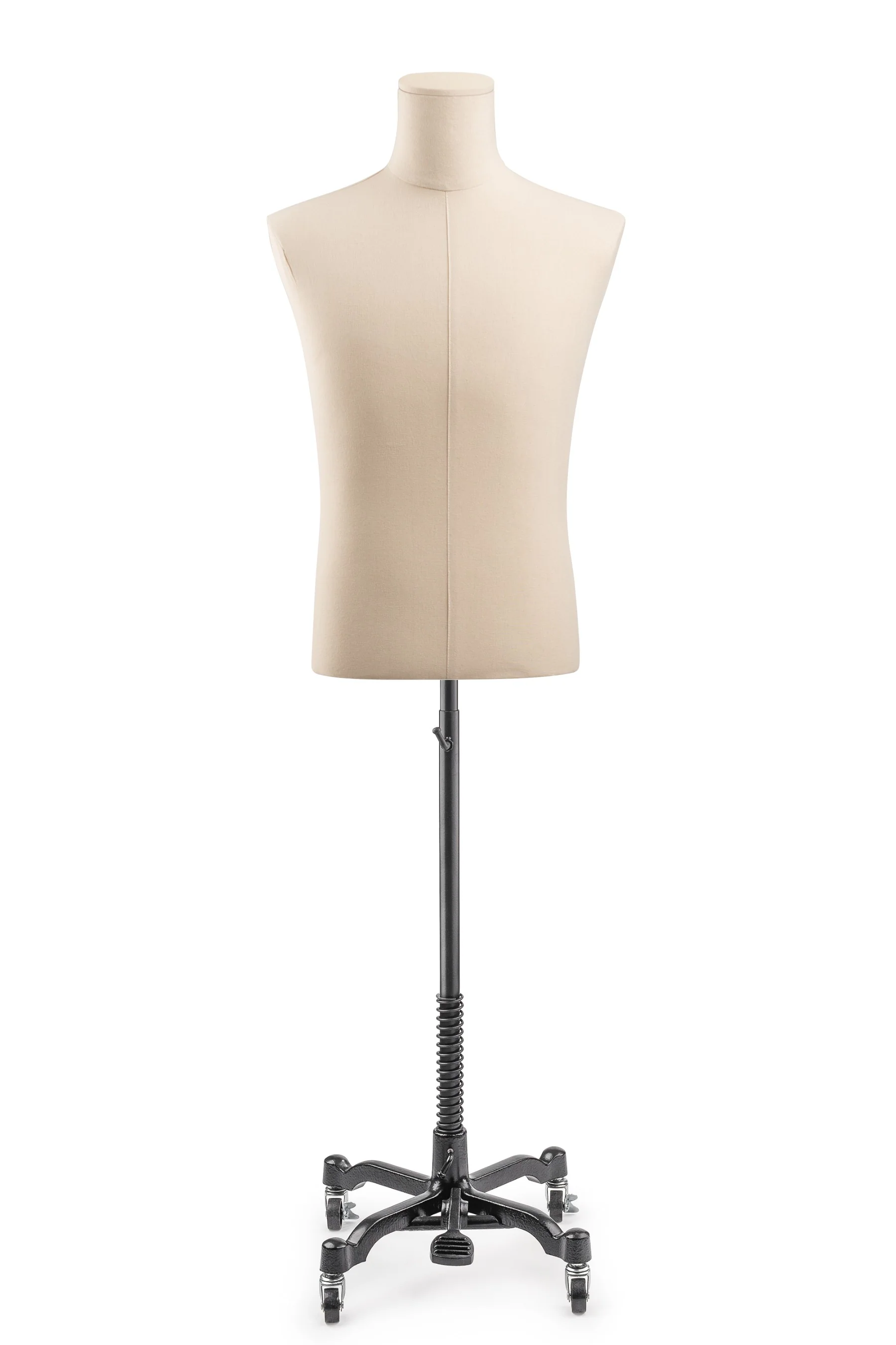 Male Display Dress Form on Metal Rolling Base - Image 9