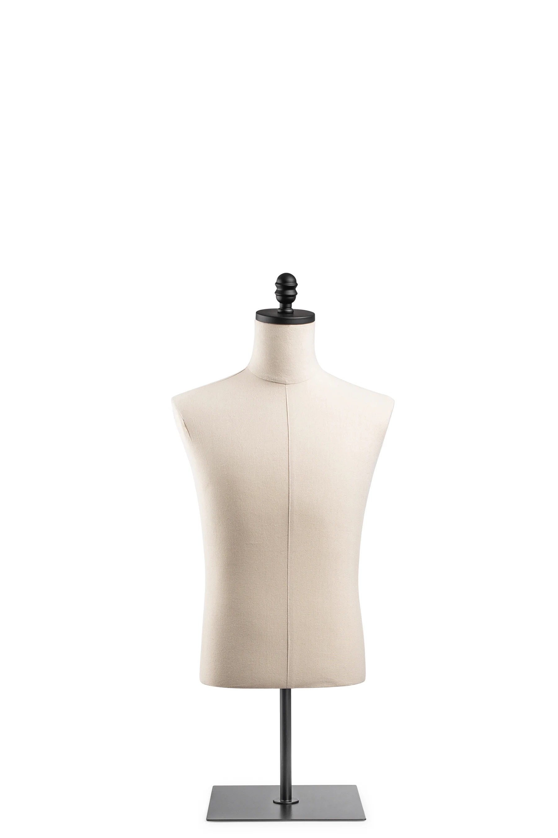 Male Display Dress Form on Metal Tabletop Base - Image 3
