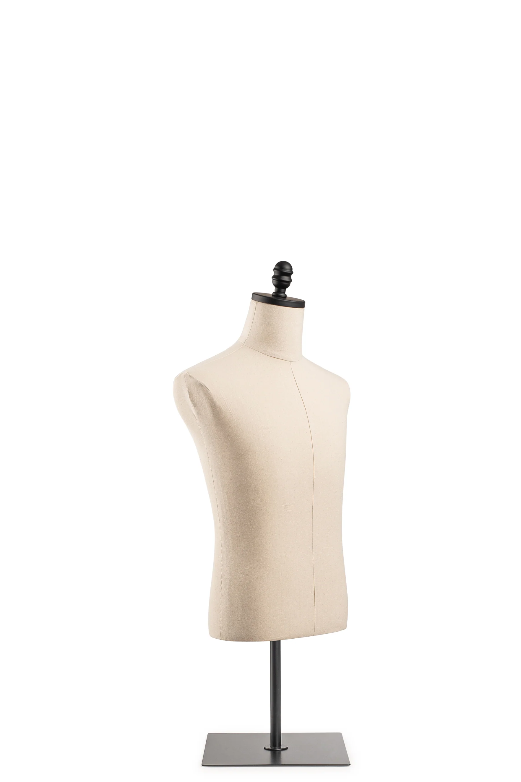 Male Display Dress Form on Metal Tabletop Base - Image 4