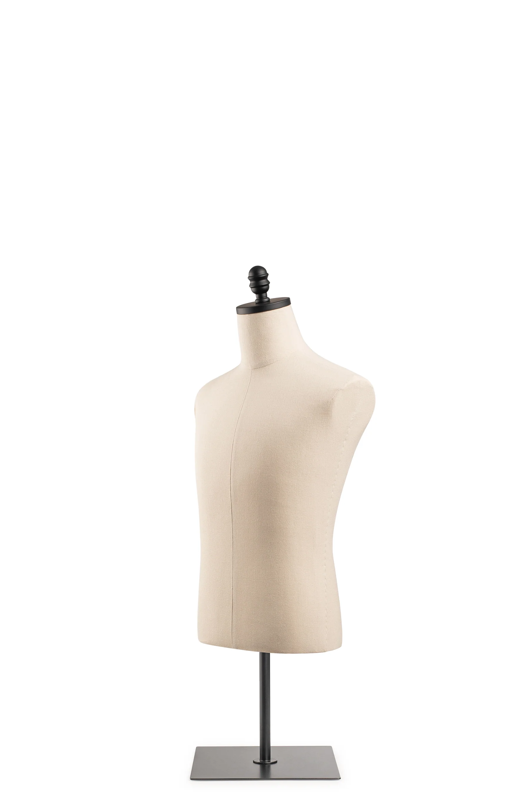 Male Display Dress Form on Metal Tabletop Base - Image 5