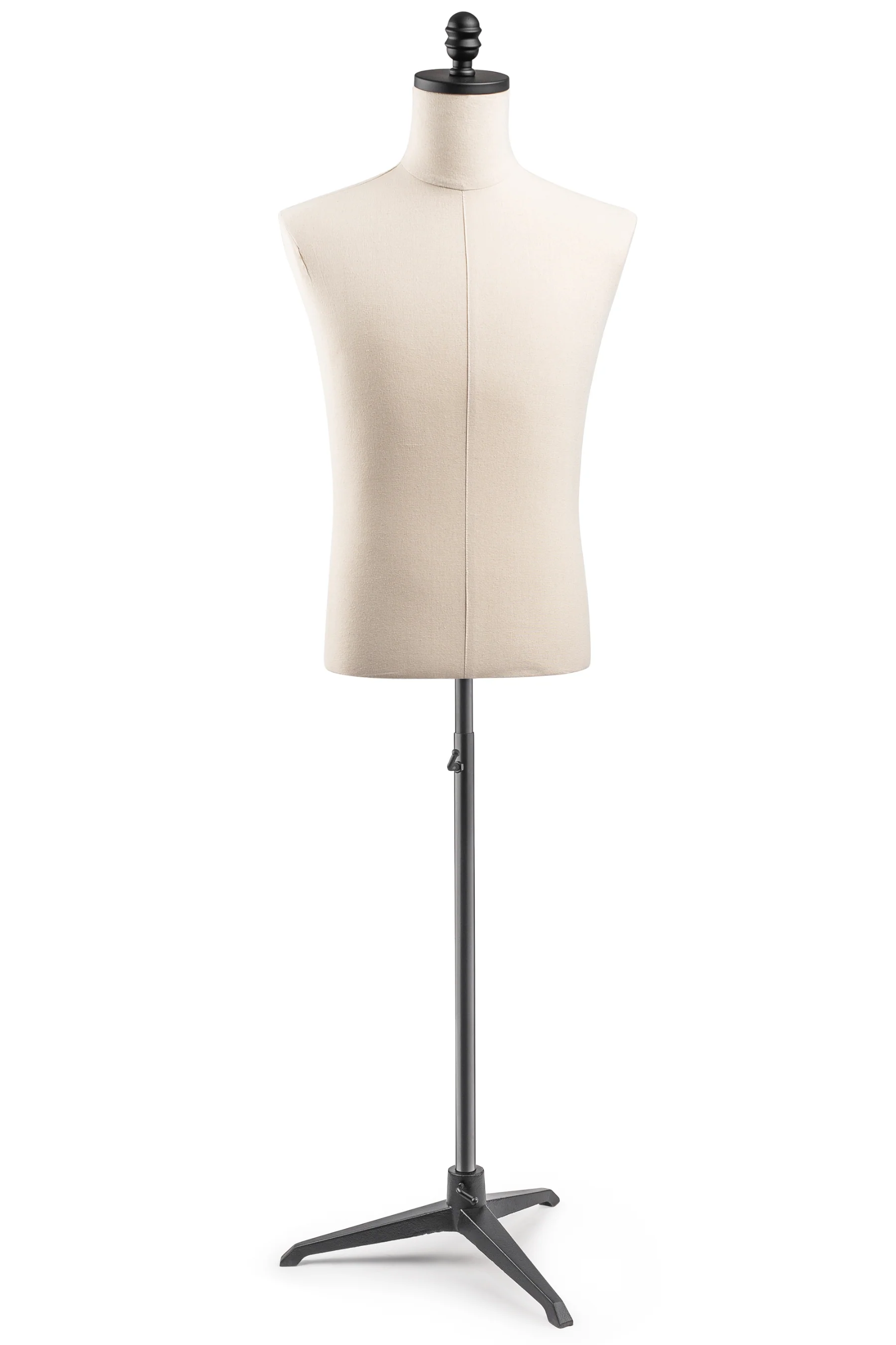 Male Display Dress Form on Metal Tripod Base - Image 3