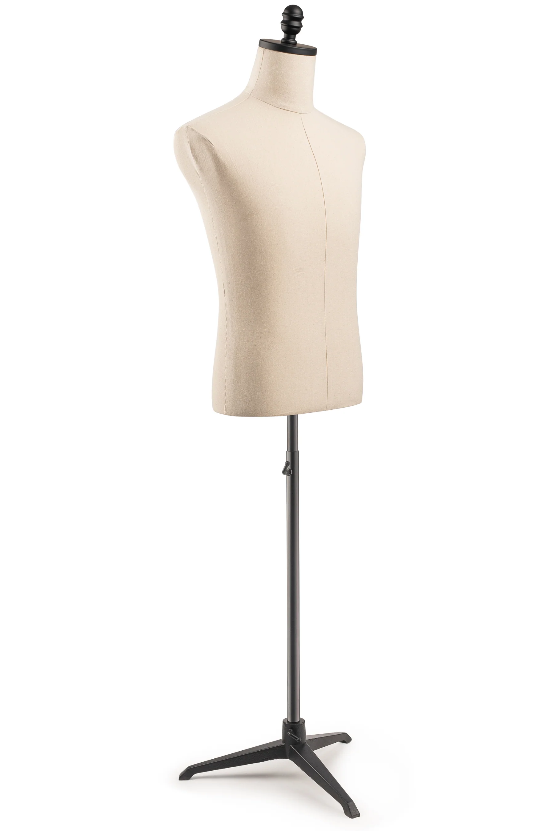 Male Display Dress Form on Metal Tripod Base - Image 4